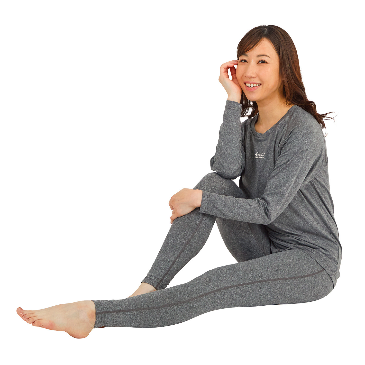 アクティバイタルライフ 遠赤外線放射！ 自分の体温で じんわり温かく リラックスタイムを演出♪ テラックスＨＯＴ 全面蓄熱保温 ウェアセット