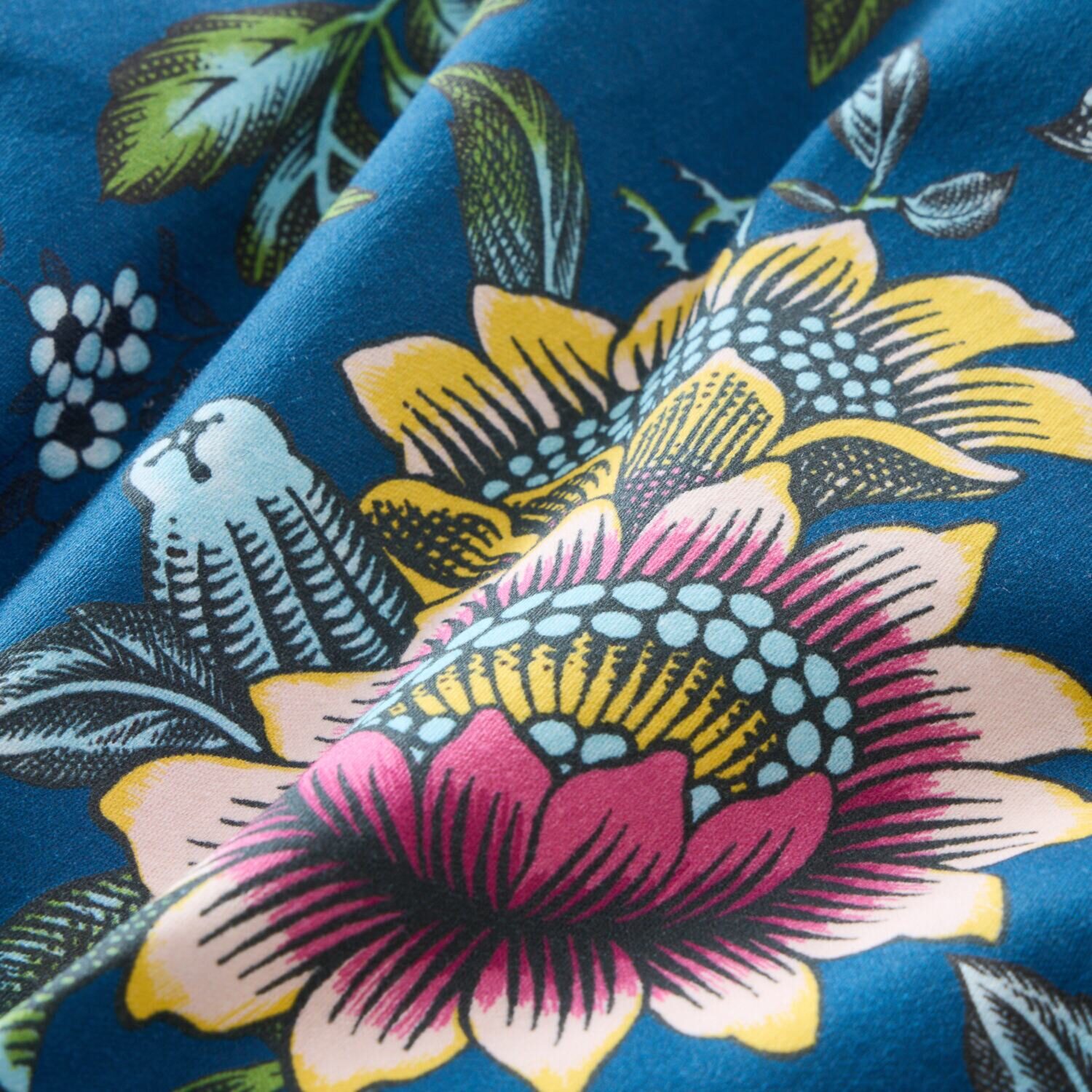 ウェッジウッド ワンダーラスト　トンキン 両サイドファスナー コットン１００％サテン 掛けふとんカバー ＜シングル＞