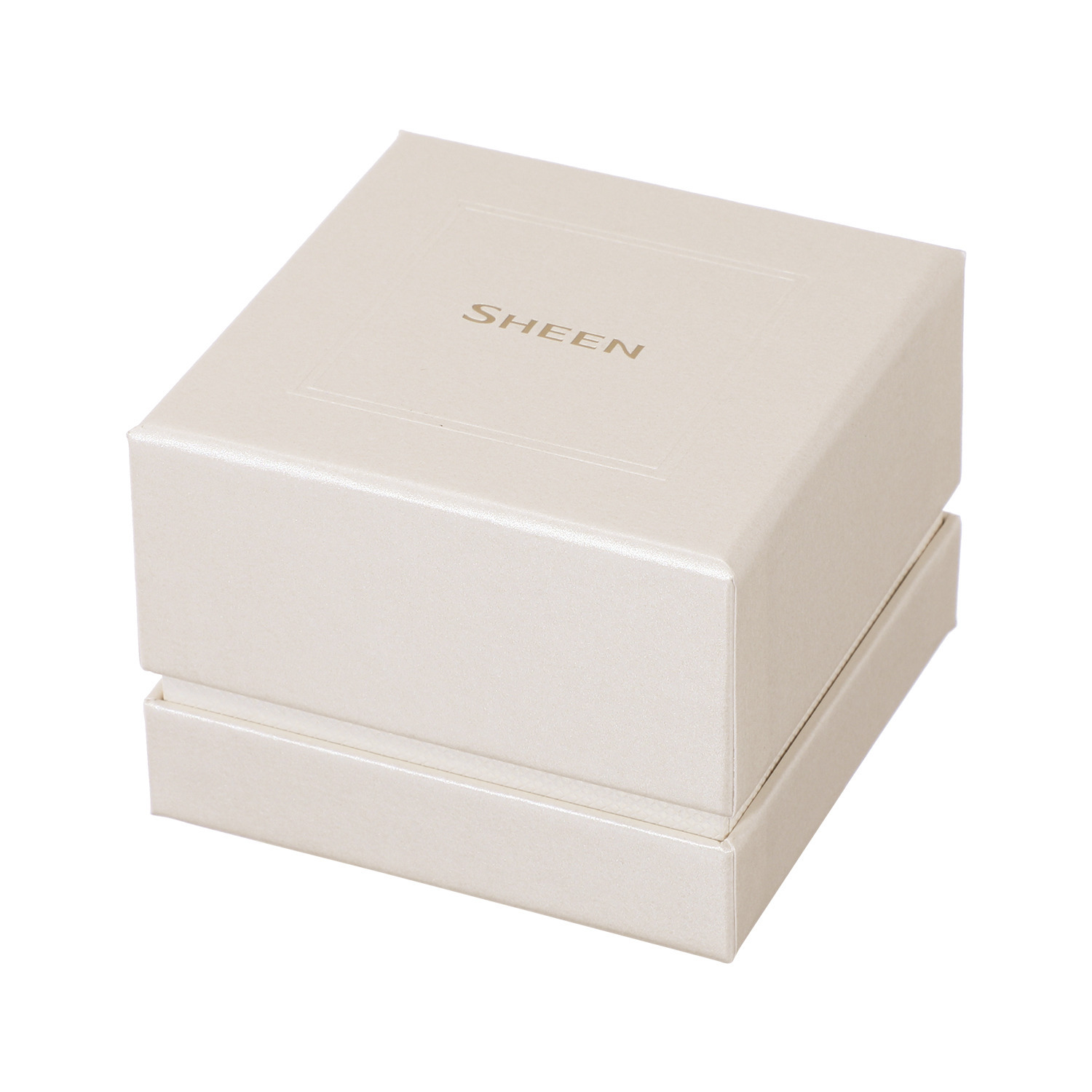 カシオ ＳＨＥＥＮ（シーン） スクエアフェイス レディース ソーラー腕時計 ＜ブラウン＞