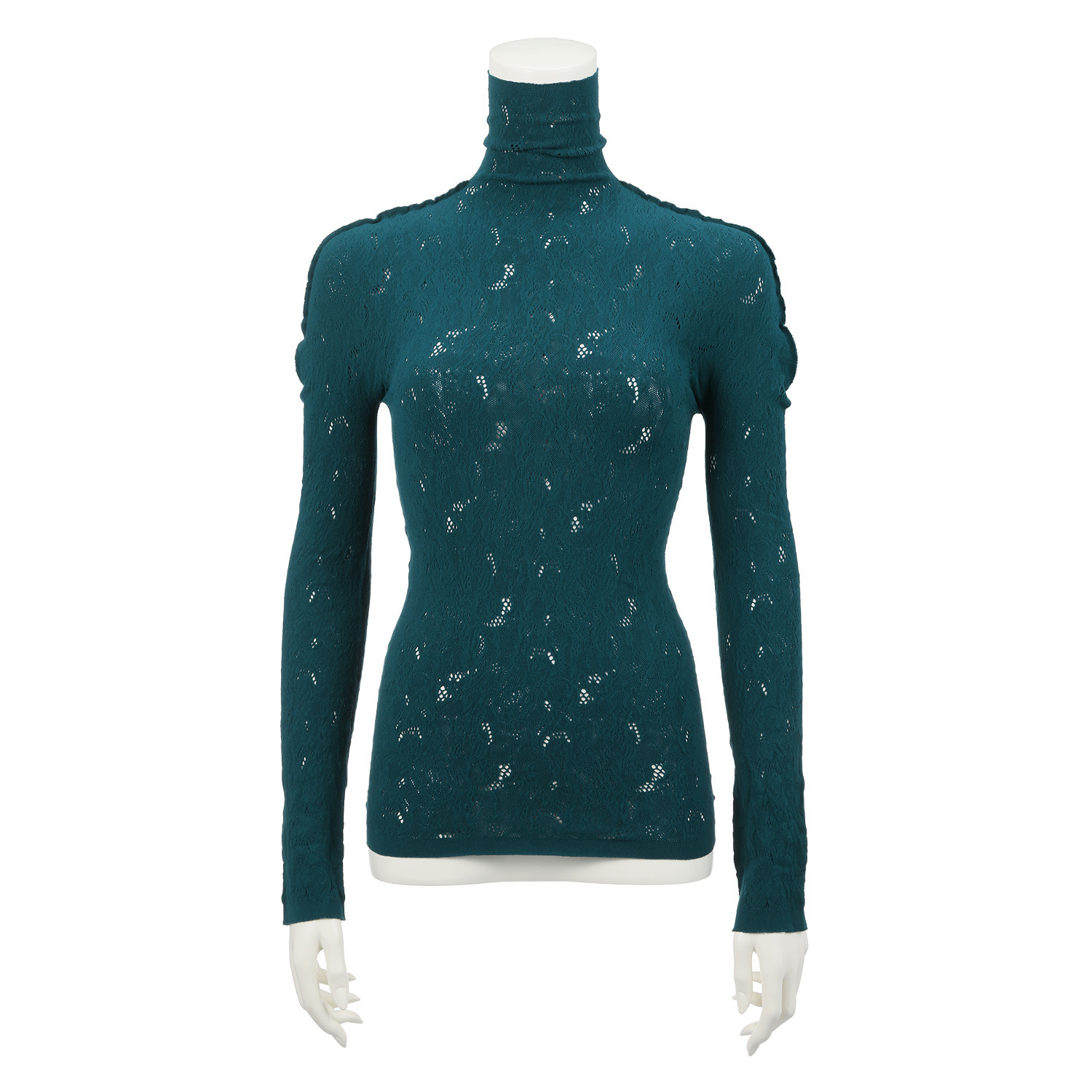 ダンスウィズビジュー スーパーストレッチ エレガントレース編み モイストインナーニット