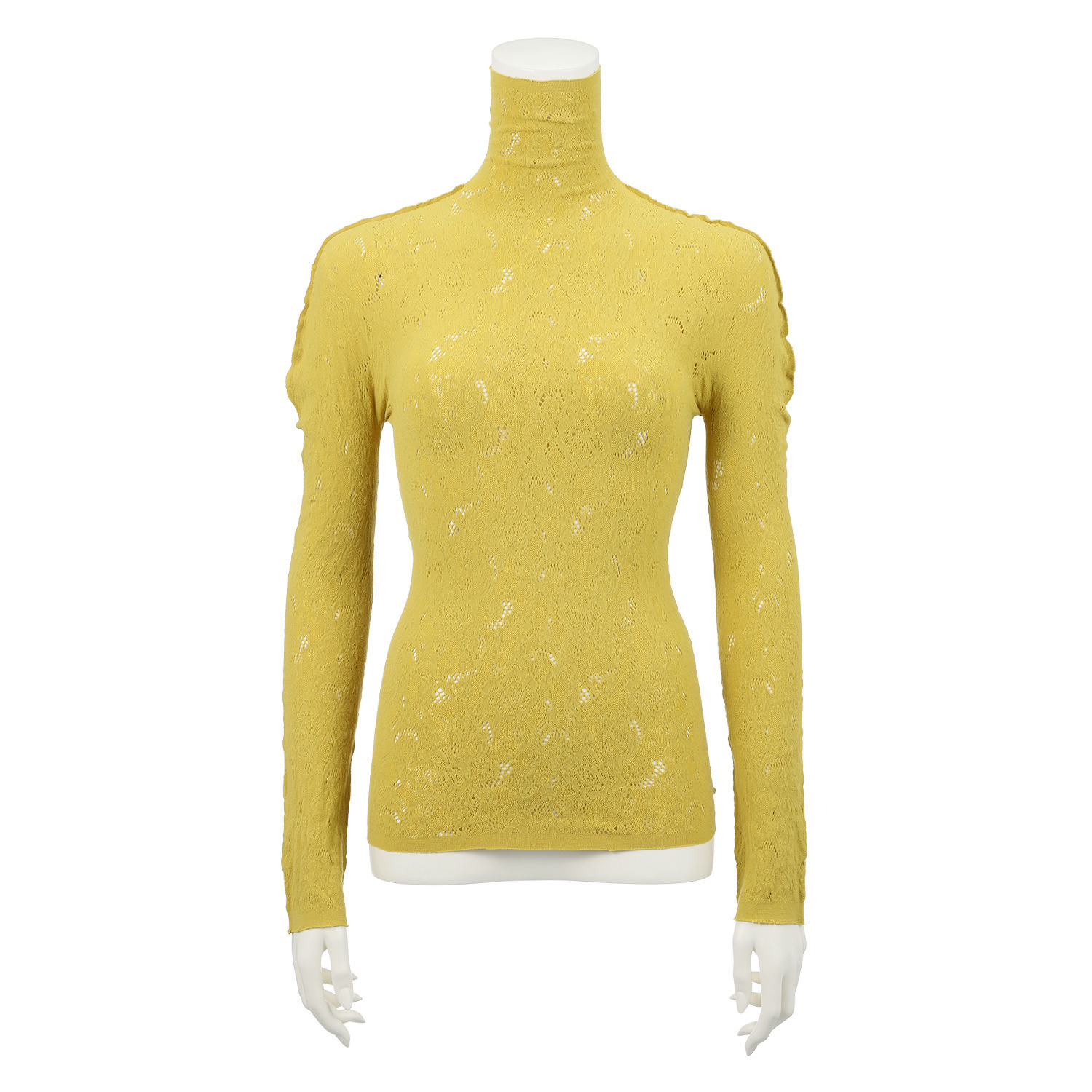 ダンスウィズビジュー スーパーストレッチ エレガントレース編み モイストインナーニット