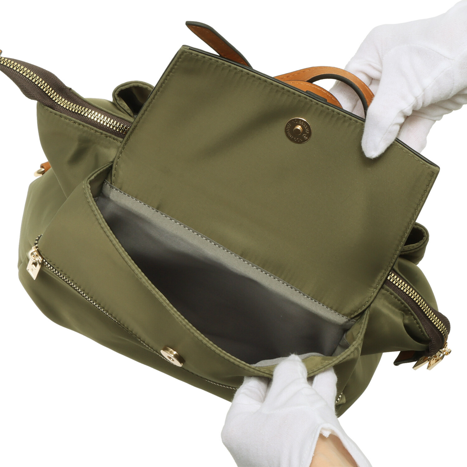 モッテ 異素材コンビ ３ウェイリュック