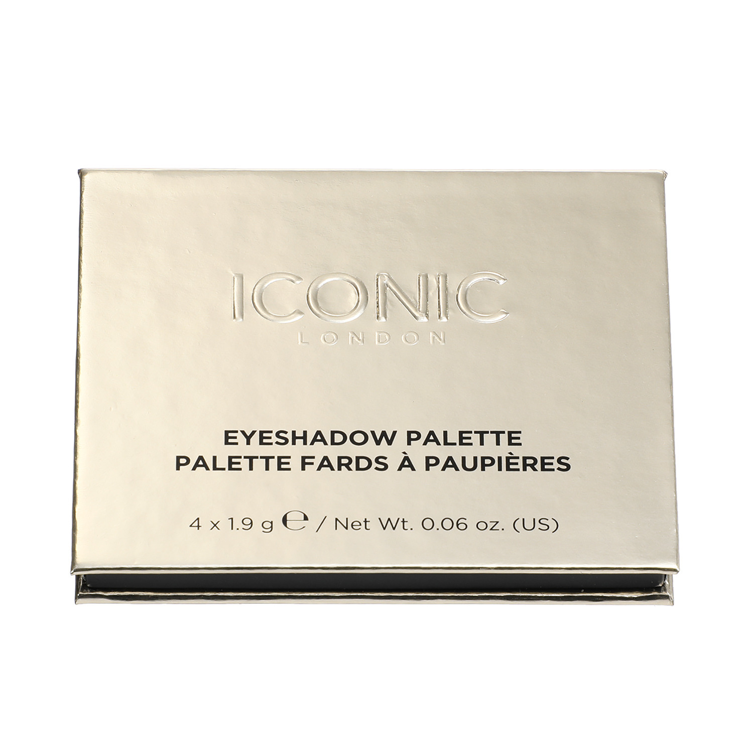 アイコニック　ロンドン パワフルな発色と輝きの スモーキーアイが作れる ４色をセットイン ディープ＆ストーミー アイシャドウパレット