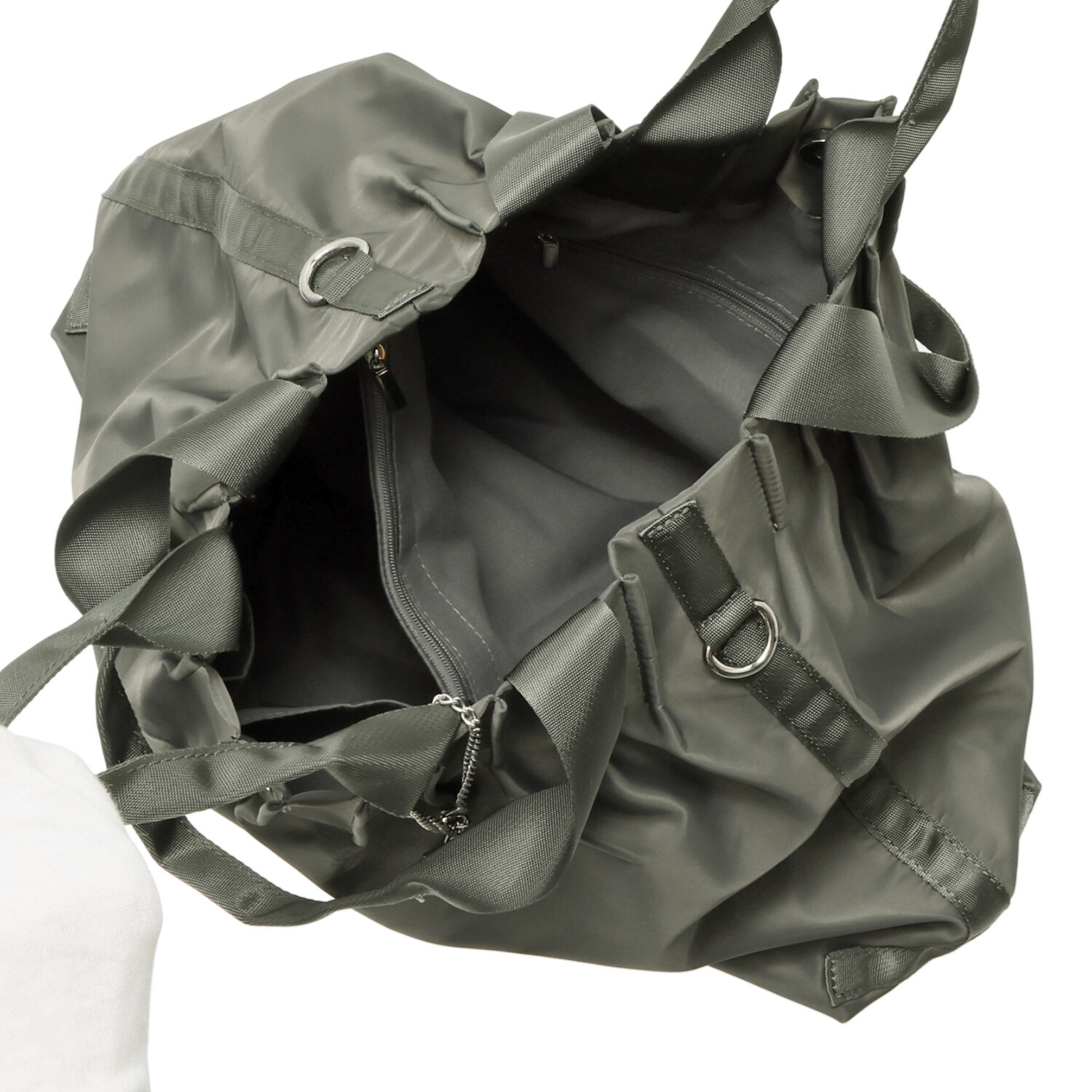 ベルモサ 軽量 ３ウェイ３層トートバッグ ＜無地＞