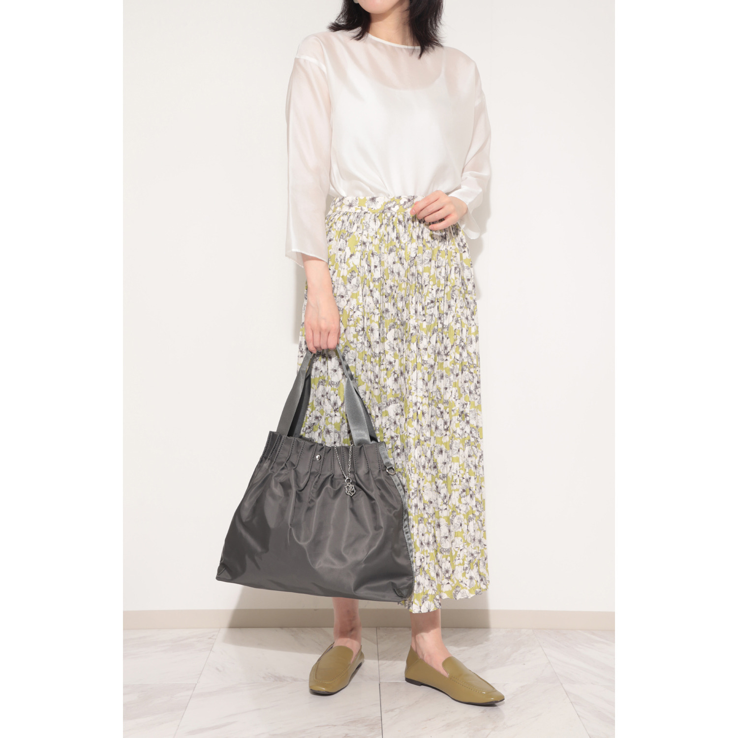 ベルモサ 軽量 ３ウェイ３層トートバッグ ＜無地＞