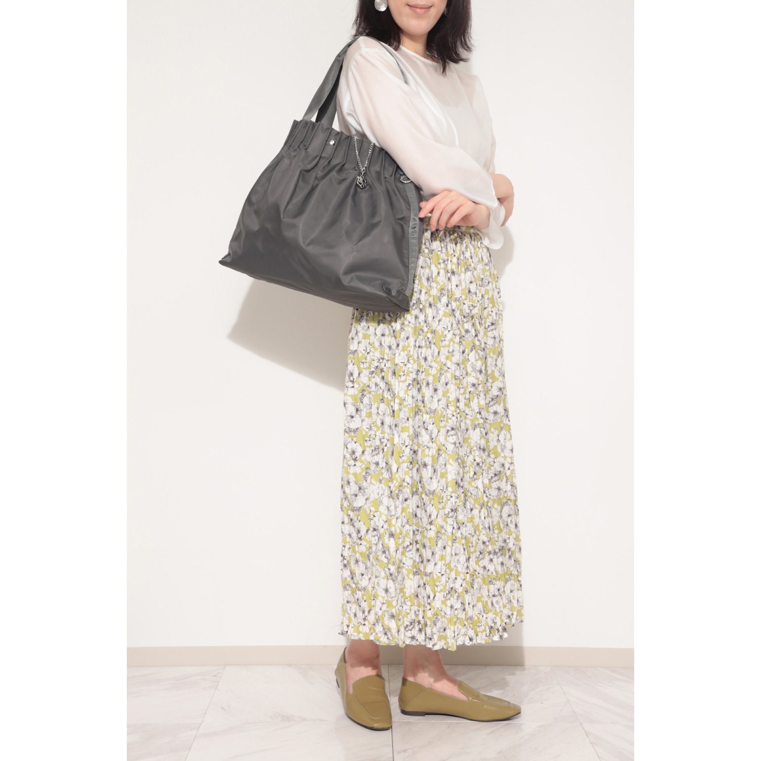 ベルモサ 軽量 ３ウェイ３層トートバッグ ＜無地＞