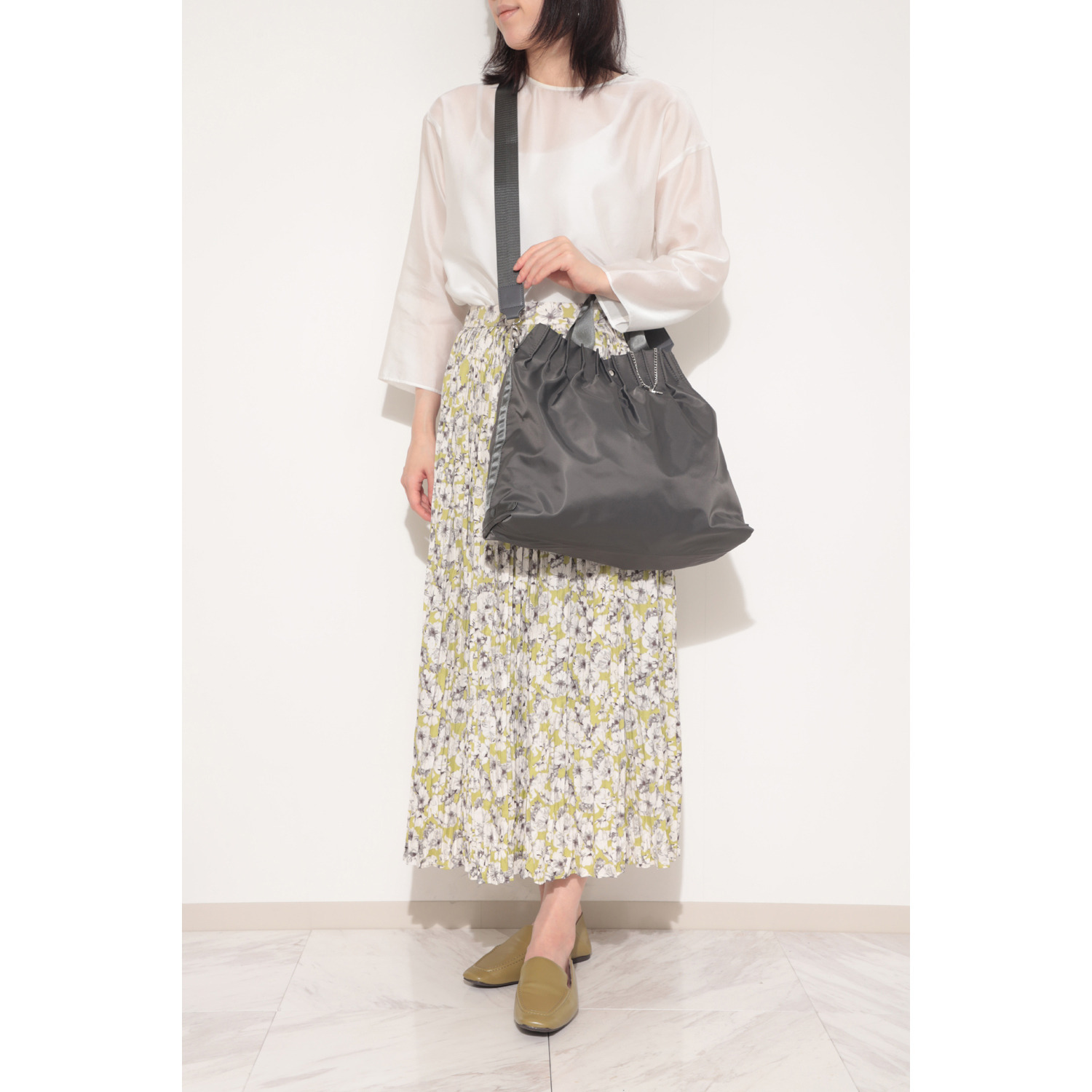 ベルモサ 軽量 ３ウェイ３層トートバッグ ＜無地＞