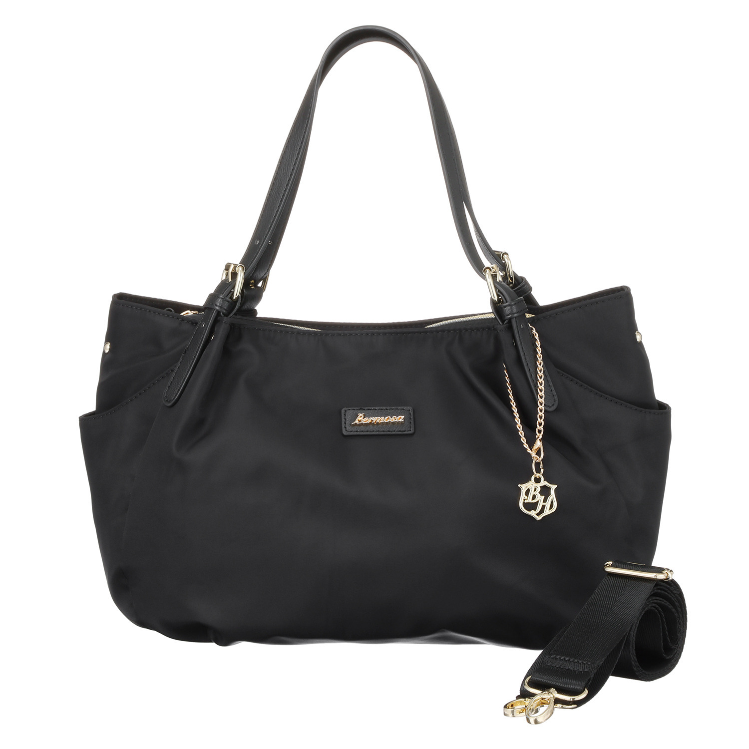 ベルモサ ポーチ＆ ショルダーストラップ付 トートバッグ