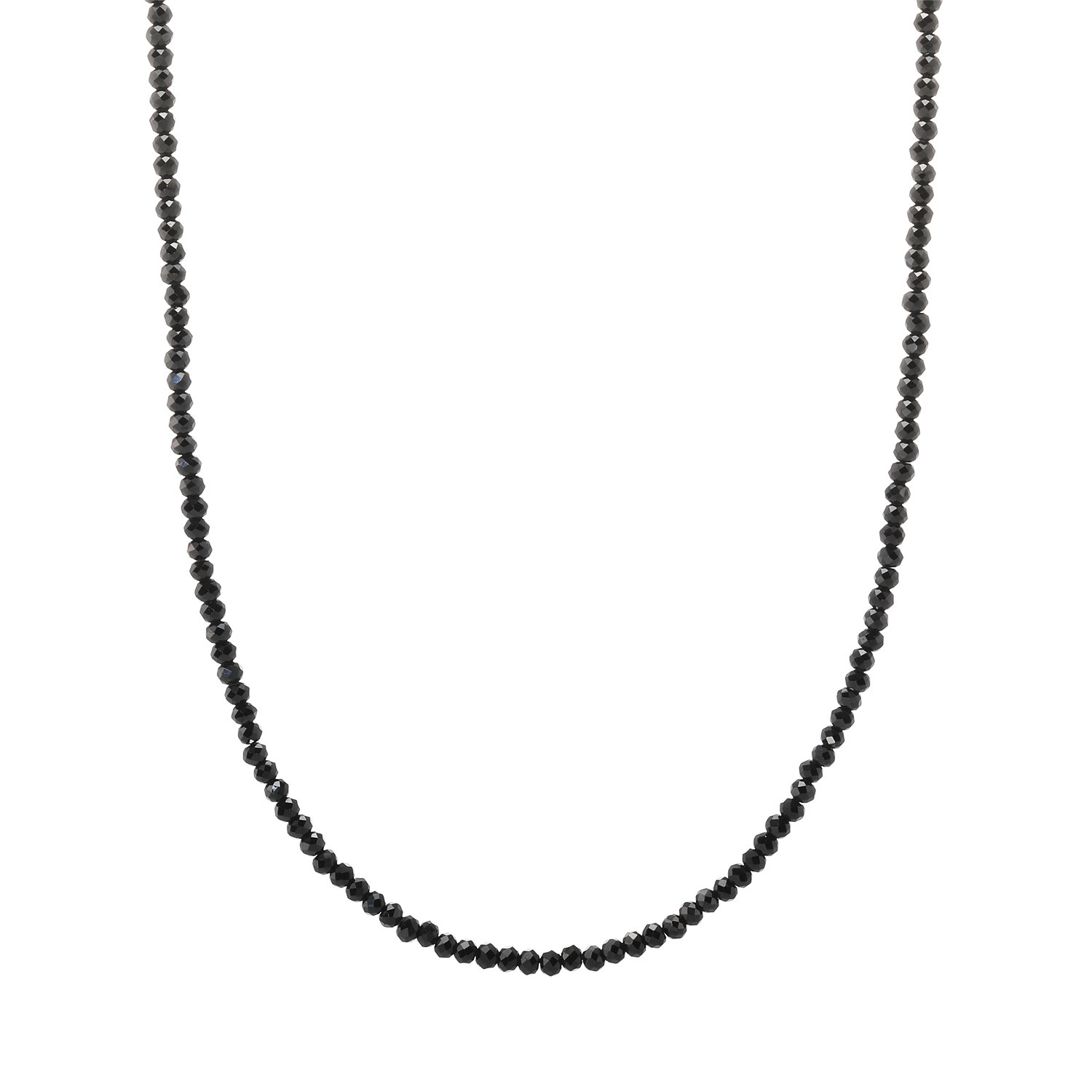 イーシア ジェムストーン ファセットビーズ ロングネックレス