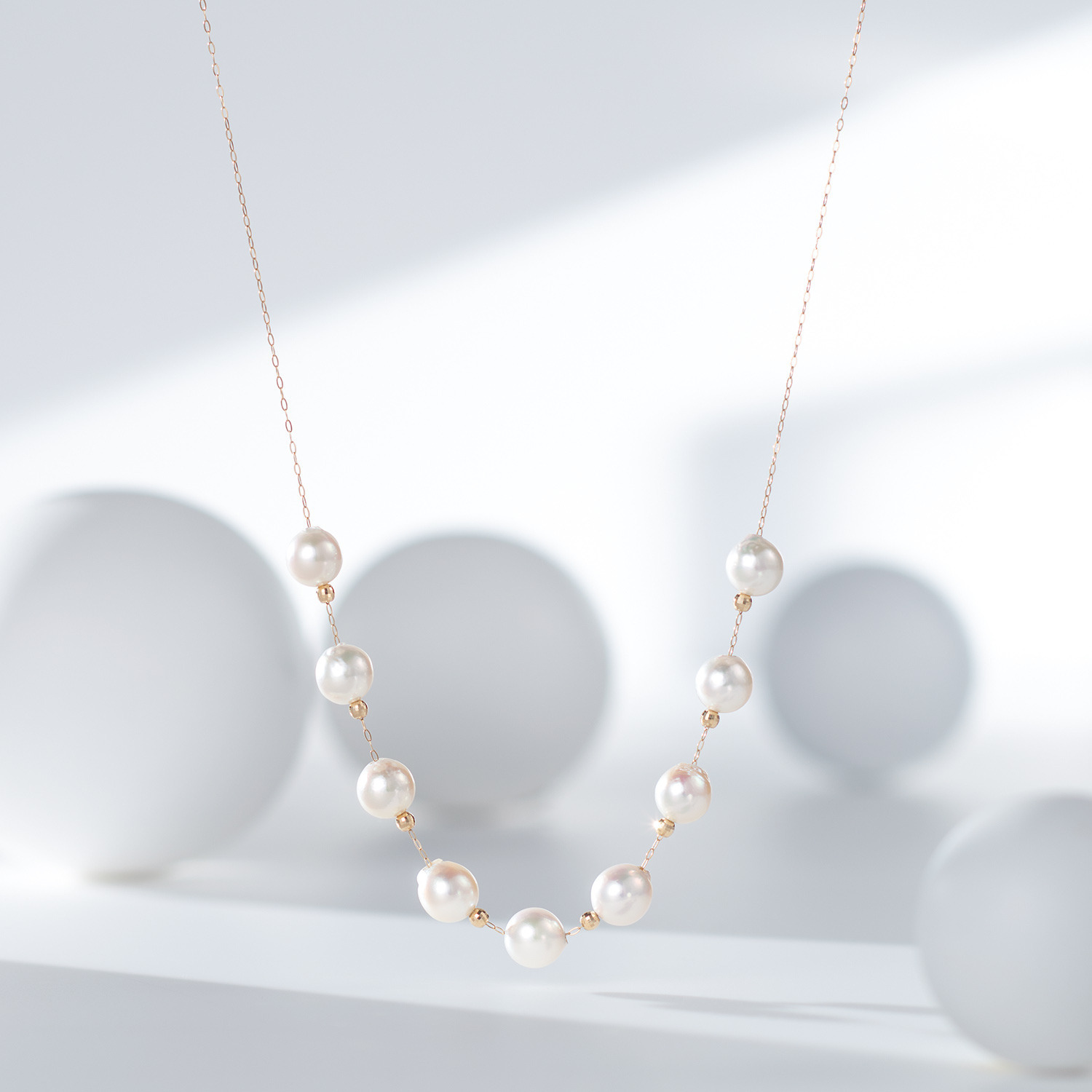 パールＫ バイ　キャスティータ １８Ｋ アコヤパール エンドピン＆可動パーツで 多彩にアレンジ！ ステーションペンダント