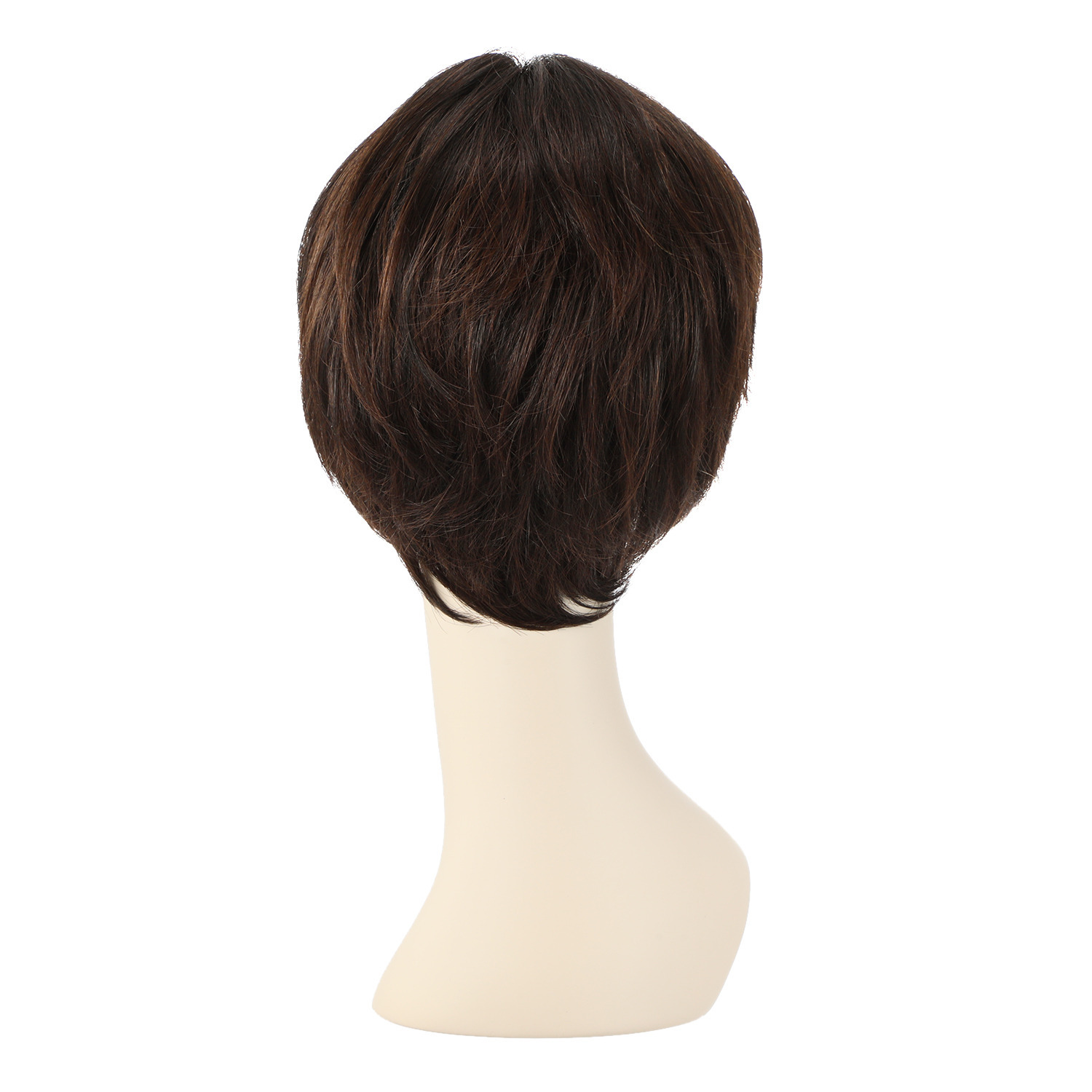 マダムヒロコ フルハンドメイド 高品質フルウィッグ！ エクラショート プレミアム ＜ナチュラルブラウン＞