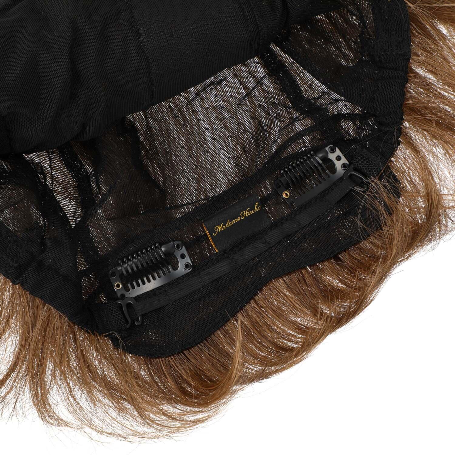 マダムヒロコ フルハンドメイド 高品質フルウィッグ！ エクラショート プレミアム ＜ライトブラウン＞