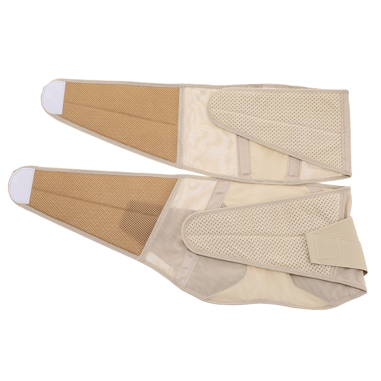 上下に分かれた ダブルのベルトで 腰椎周りと骨盤周りを しっかりホールド 骨盤先生の楽ちん 腰ベルトダブル