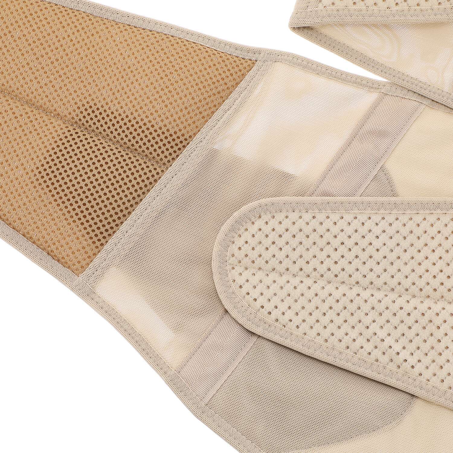 上下に分かれた ダブルのベルトで 腰椎周りと骨盤周りを しっかりホールド 骨盤先生の楽ちん 腰ベルトダブル