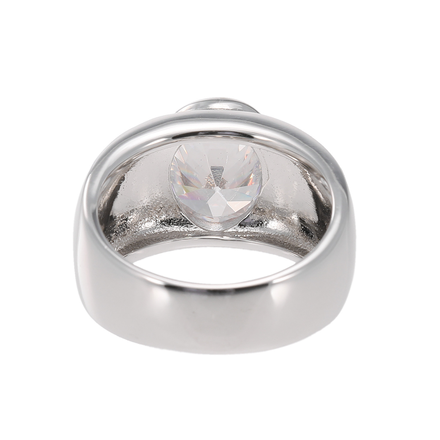 ダイアモア シルバー オーバルＣＺ ボリュームリング