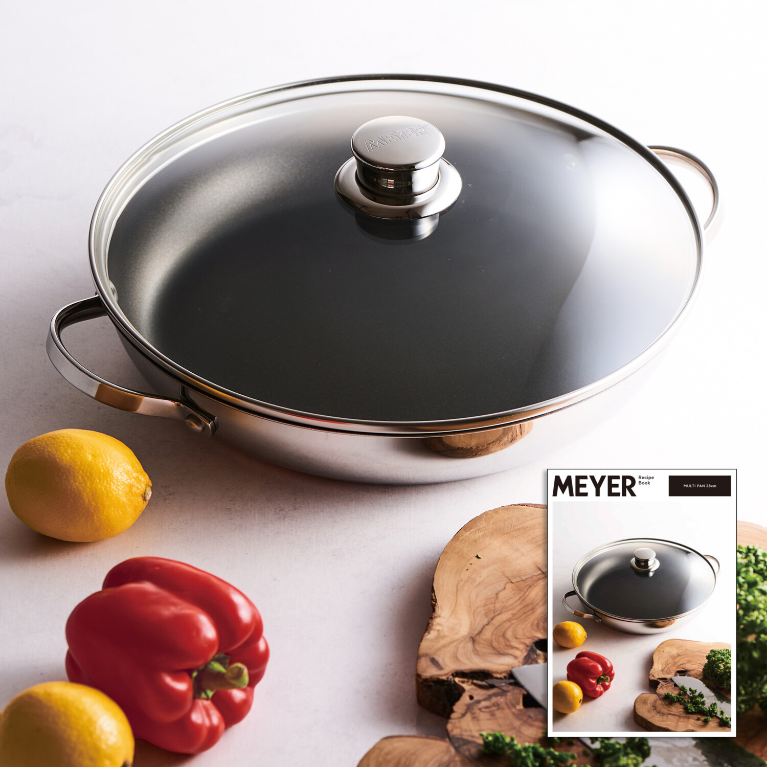 フライパンと両手鍋の いいとこどり マイヤー マルチビッグパン ＜２８ｃｍ＞