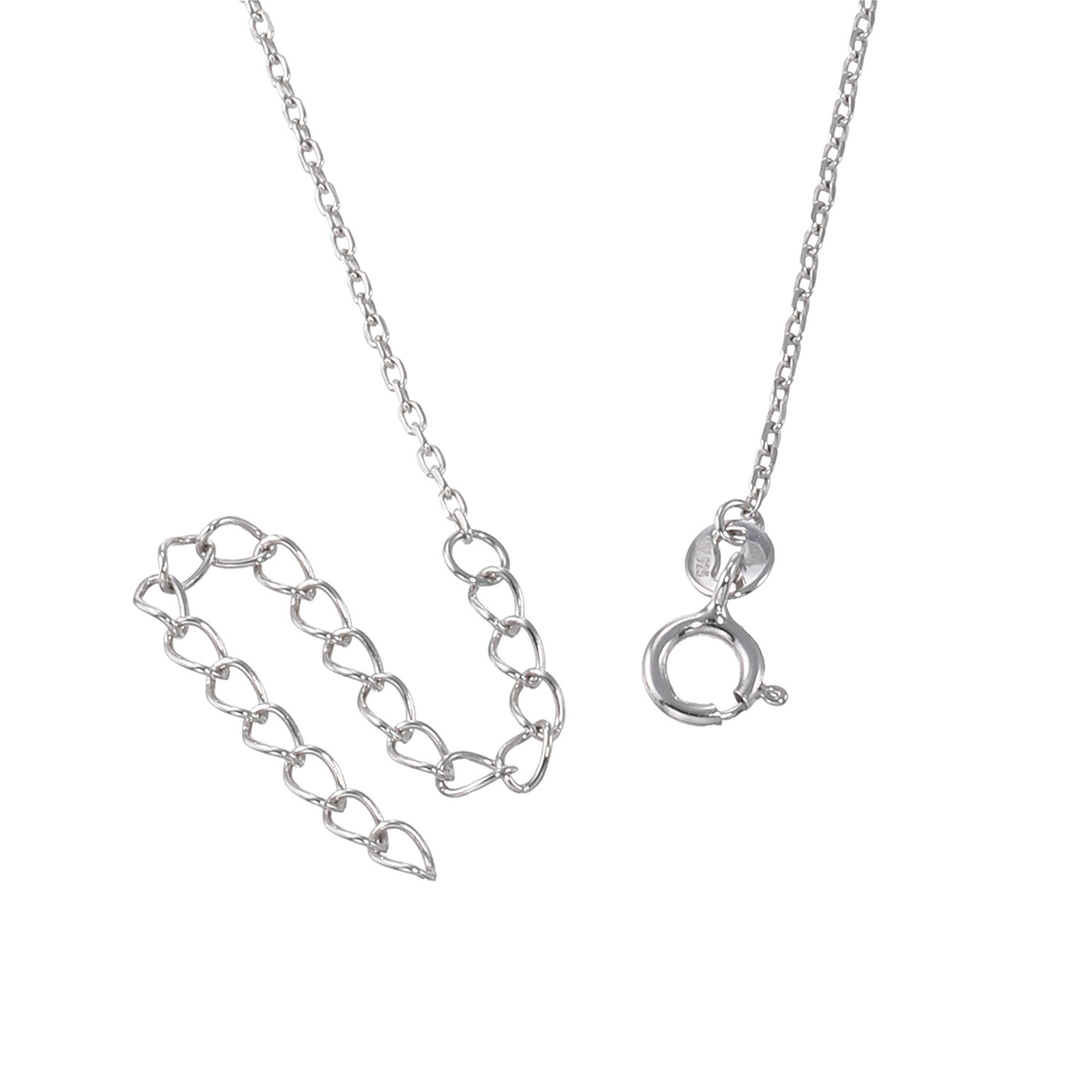 ブリランテステッラ シルバー ＣＺ ラウンドブリリアント カット ソリティアネックレス