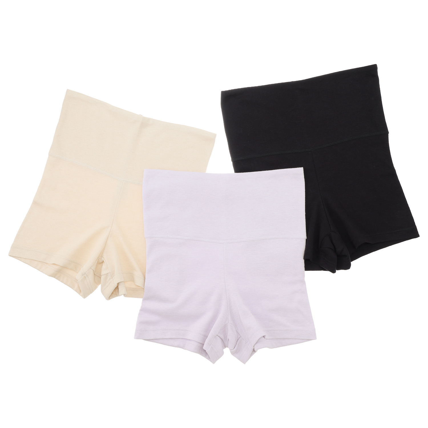 ジュエル 薔薇オイル配合 しっとりなめらか あったかＷ重ね 腹巻き付オーバーパンツ ３枚セット