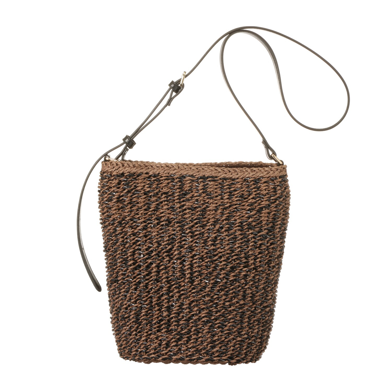 モーダプリンチペ ペーパーメッシュ 縦型ショルダーバッグ