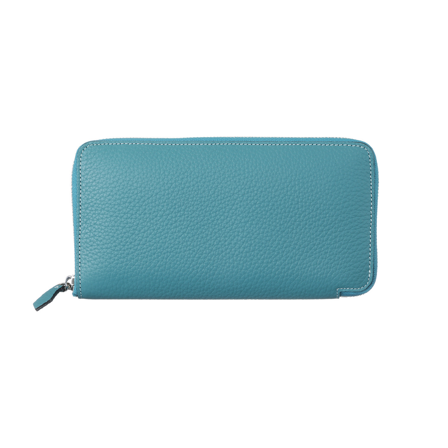 モーヴ 牛革シュリンク型押し ラウンド長財布