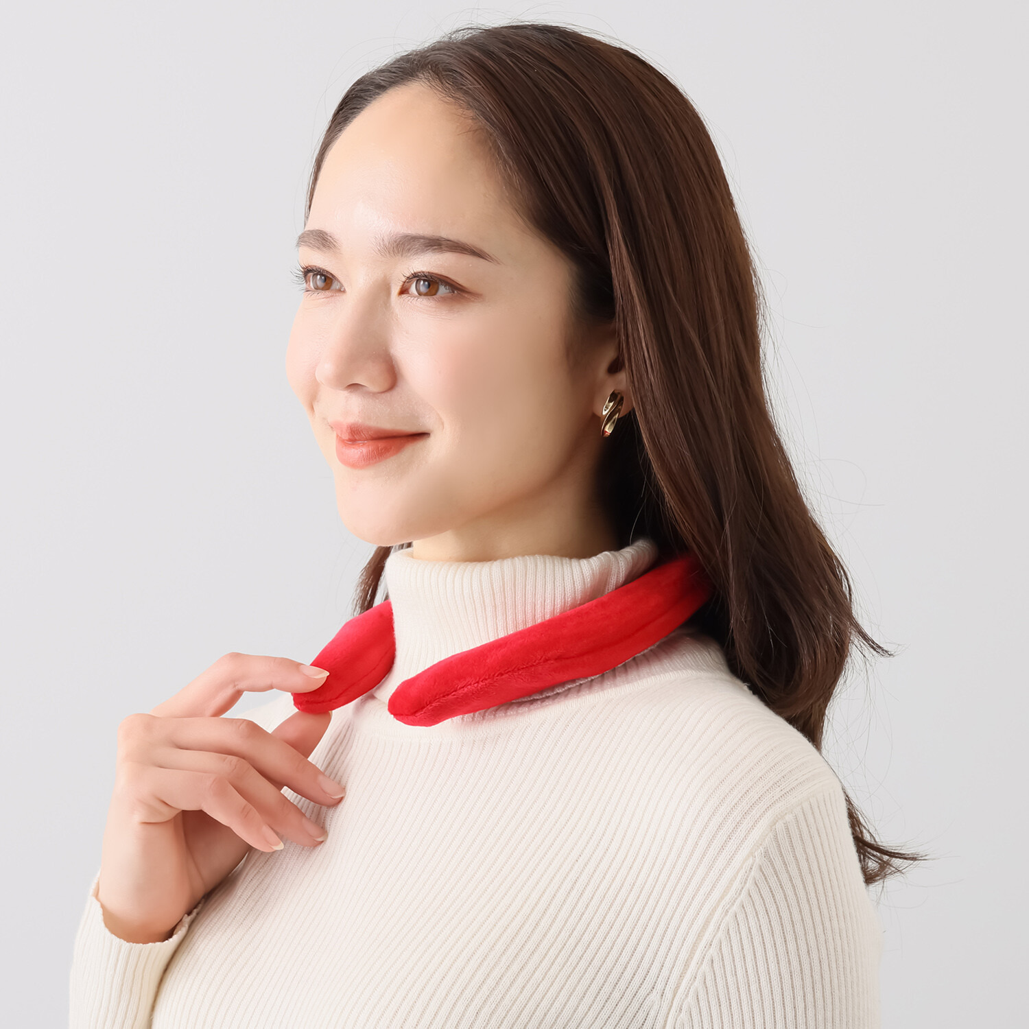 クイックウォーム くり返し使える カバー付 速暖ネックリング スペシャル３本セット ＜Ｍ＞