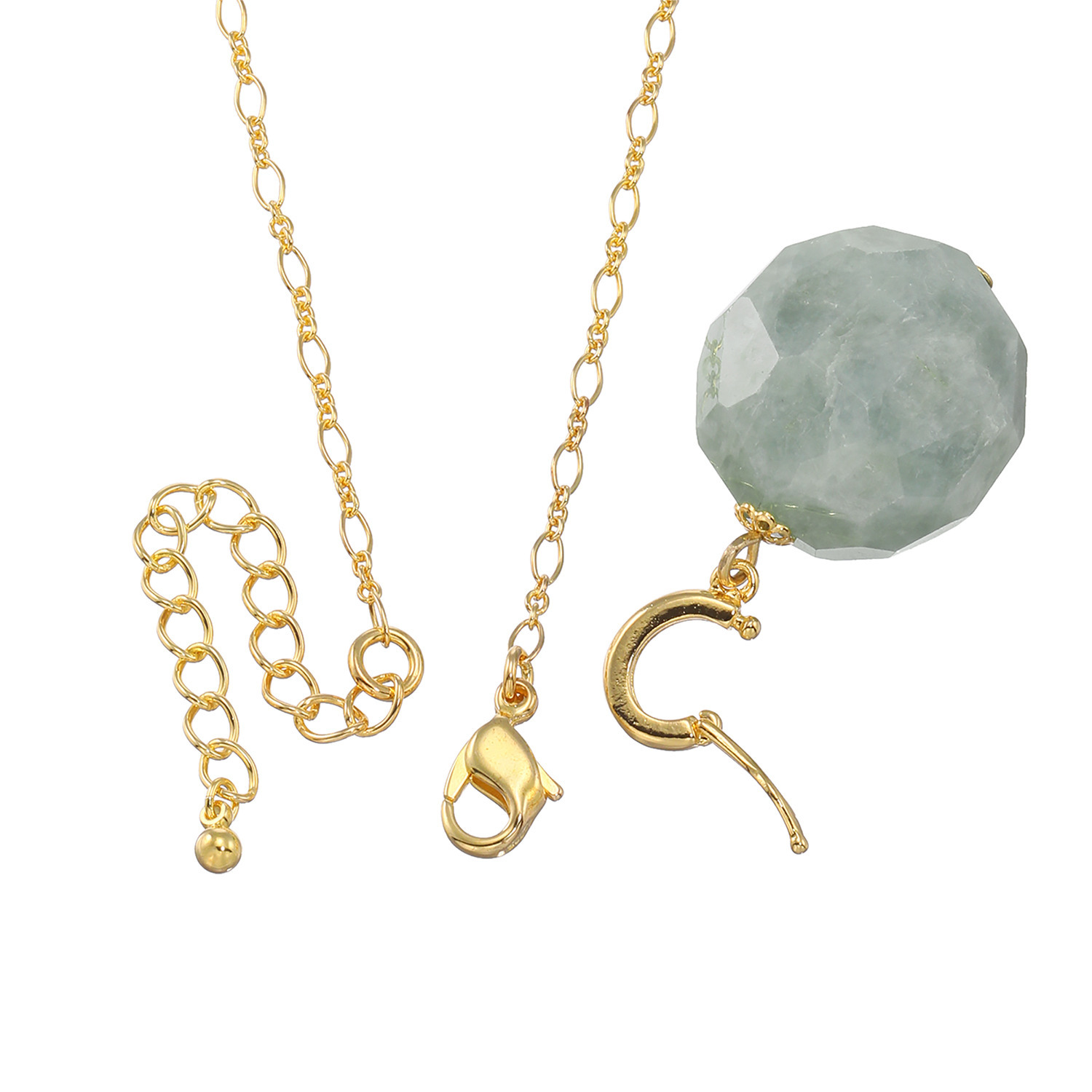 幸石堂 本翡翠 シルバーチェーン ペンダント 〜成功・繁栄〜