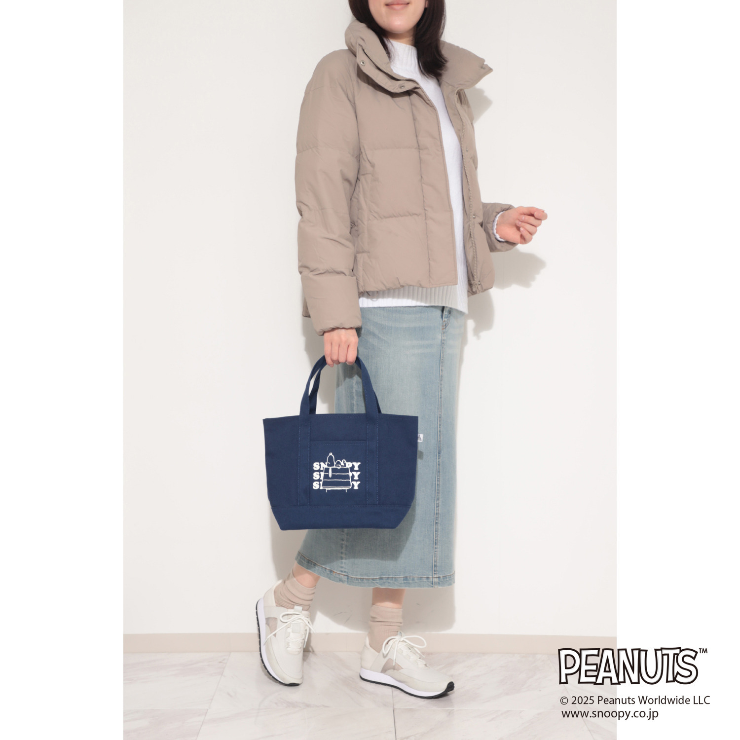 ＰＥＡＮＵＴＳ×トーチ スヌーピー 帆布トートバッグ