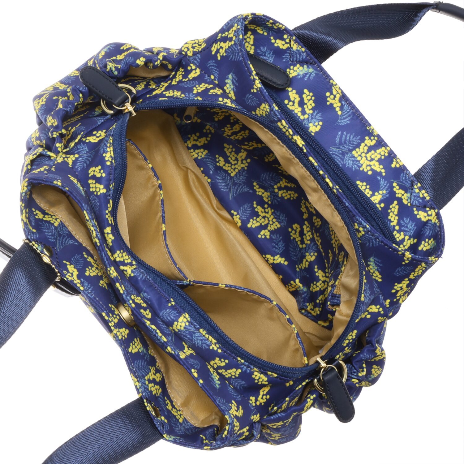 マドモワゼル　ザザ はっ水ナイロン パスケース付 ポケットがいっぱい！ 軽量２ウェイバッグ