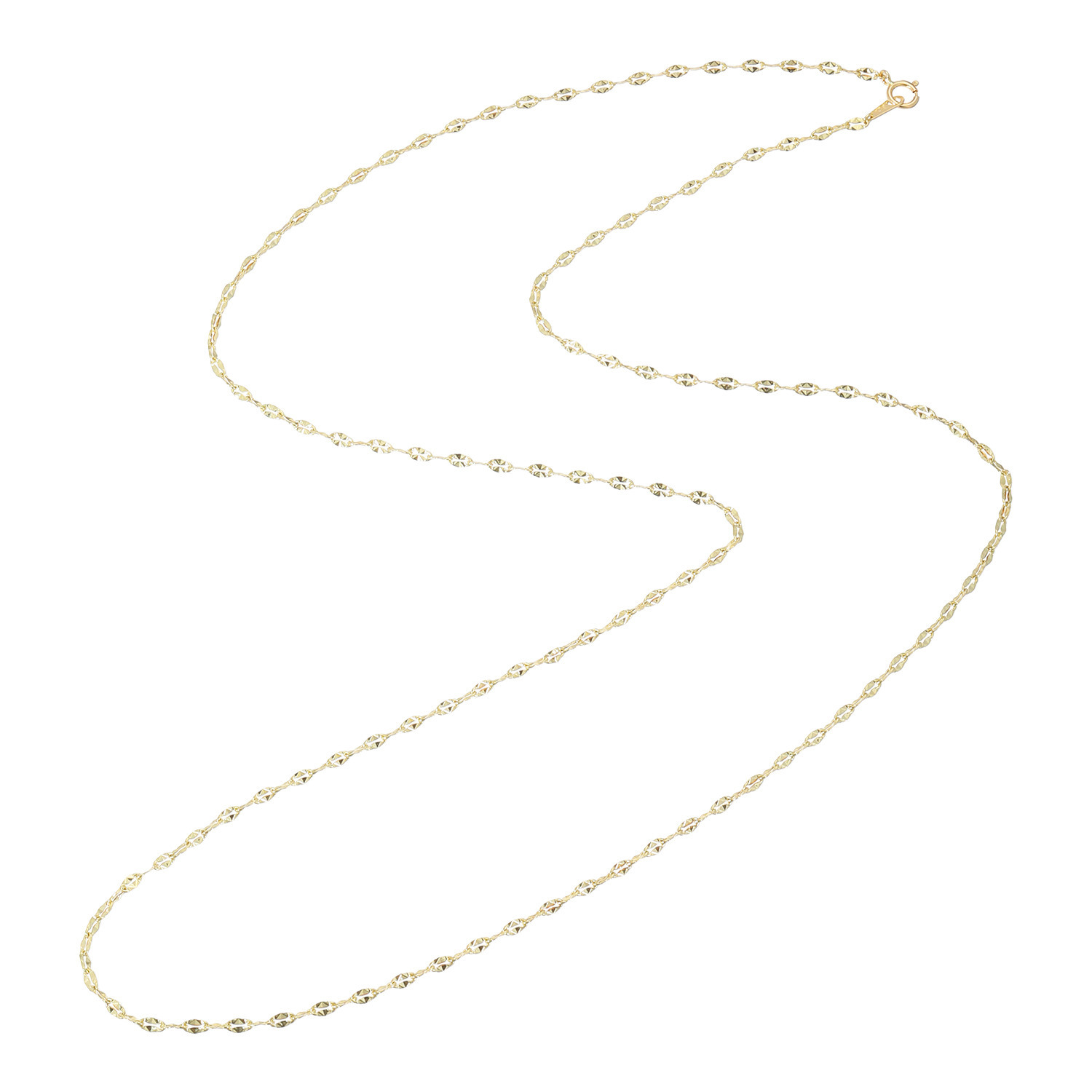 アルテッロ １８Ｋ 夜空の星の煌めき シャイニースター ロングデザインネックレス