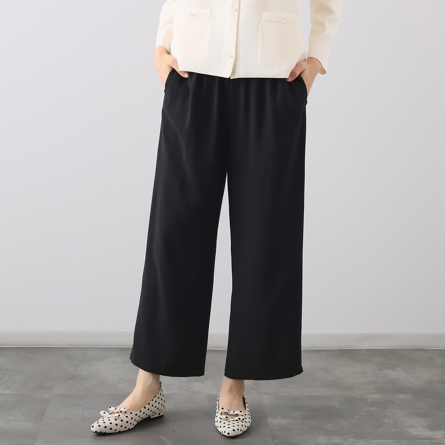 ルクオーレ リラックス セミワイド とろみパンツ