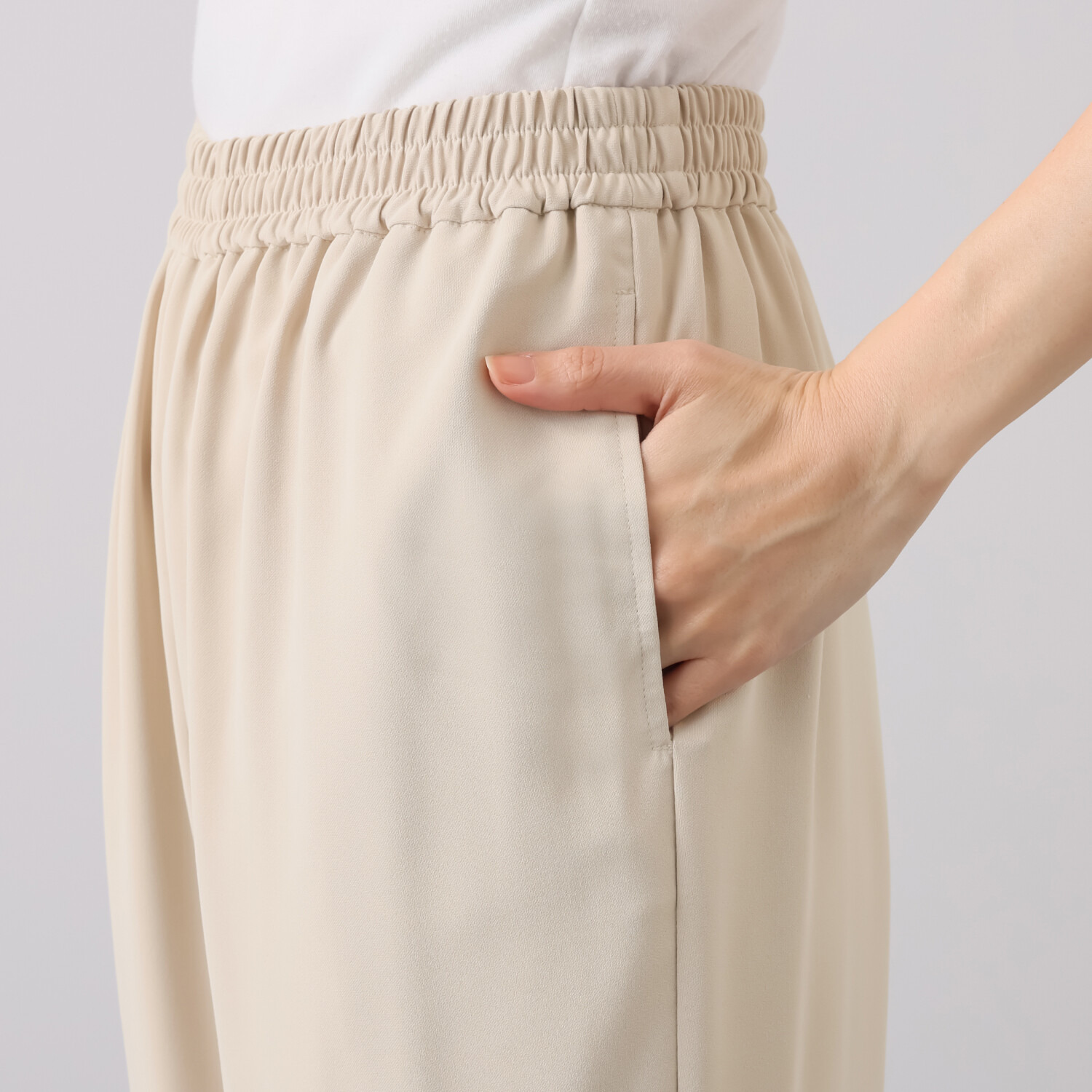 ルクオーレ リラックス セミワイド とろみパンツ