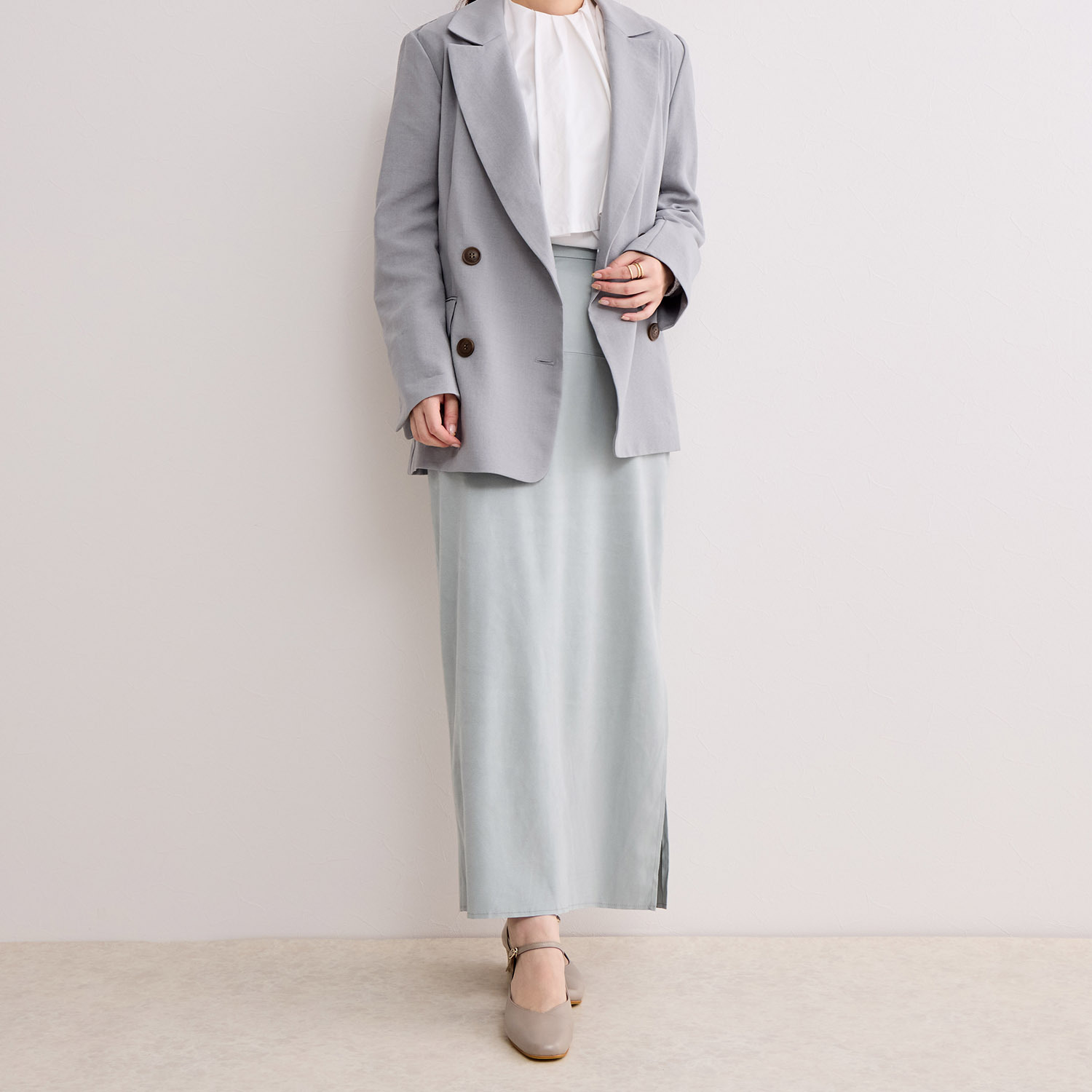 卑弥呼 “快適ウォークシリーズ” 日本製　はっ水牛革 ３．５ｃｍヒール ストラップパンプス