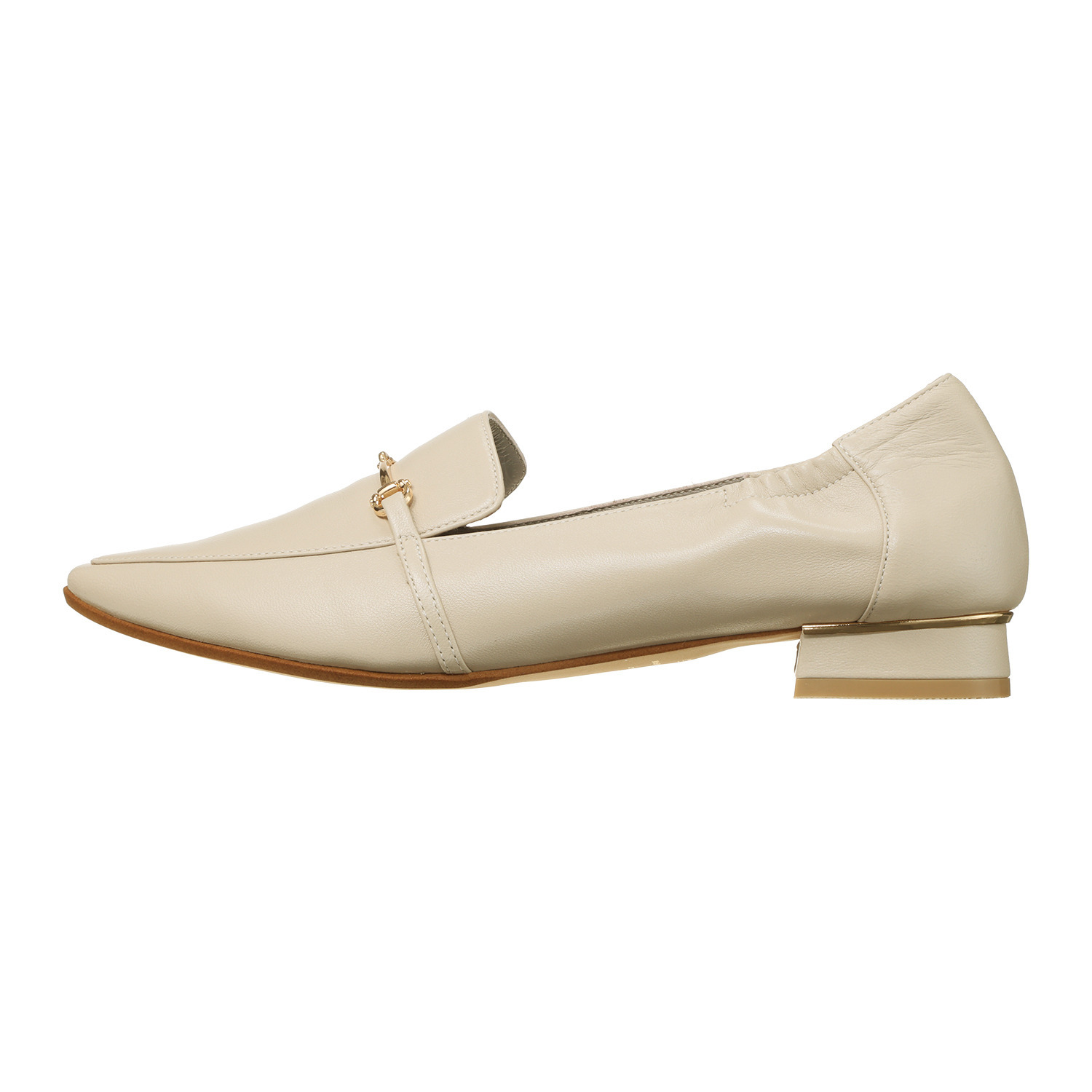 卑弥呼 日本製　はっ水羊革 かかとシャーリング ソフトローファー