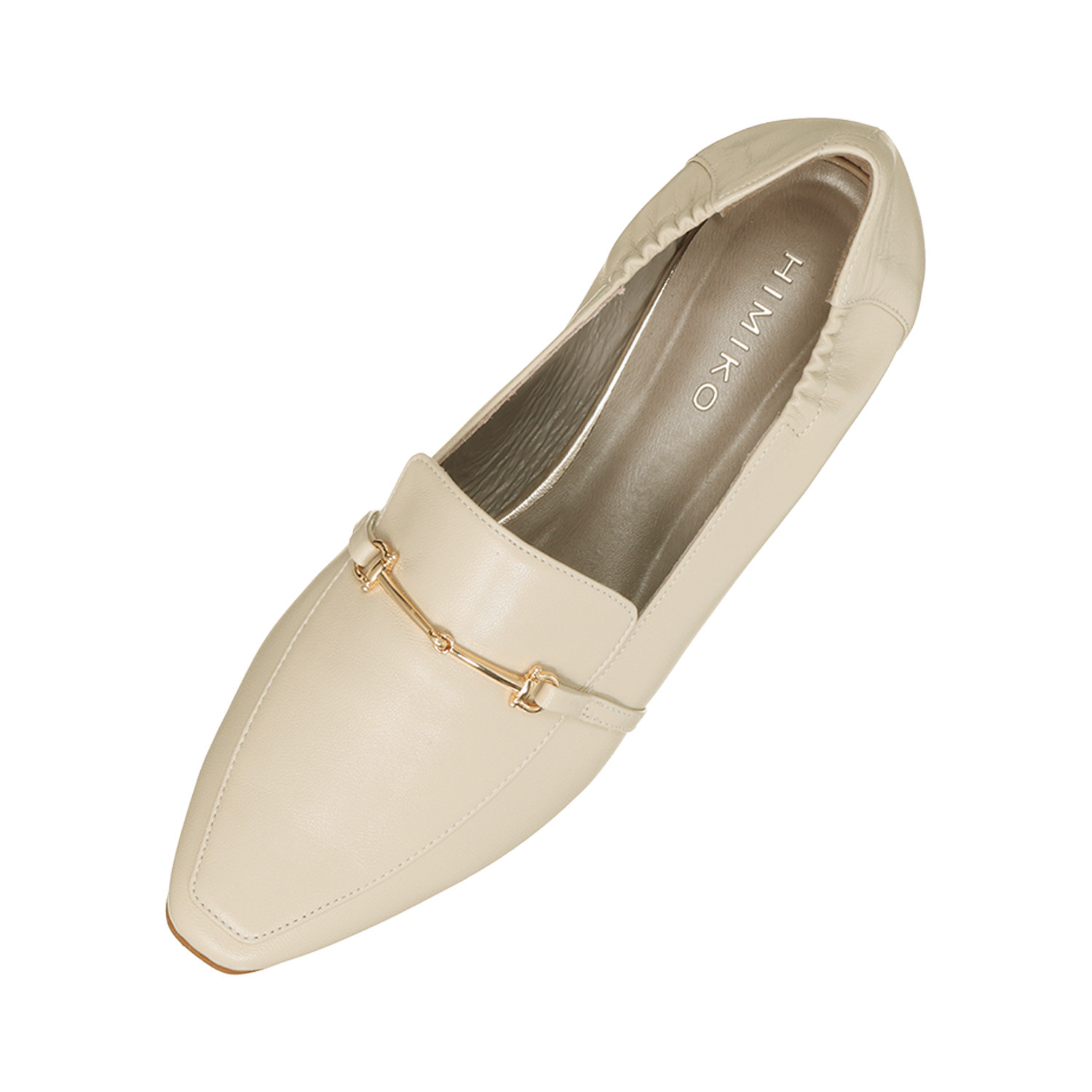 卑弥呼 日本製　はっ水羊革 かかとシャーリング ソフトローファー