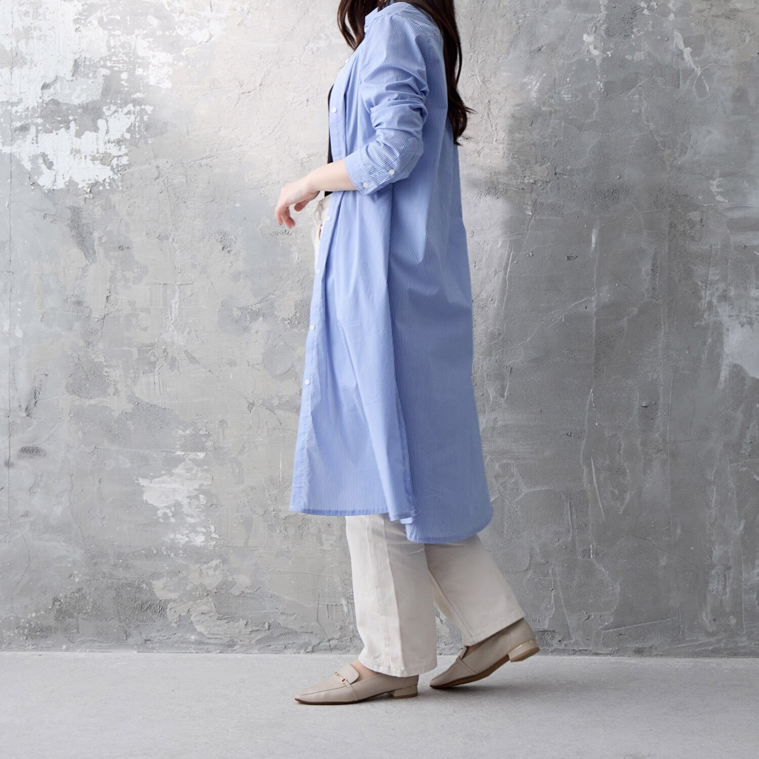 卑弥呼 日本製　はっ水羊革 かかとシャーリング ソフトローファー