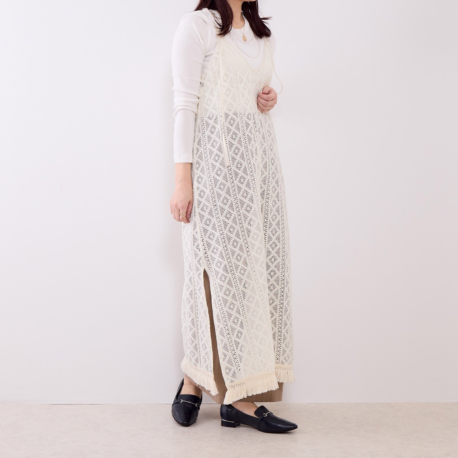 卑弥呼 日本製　はっ水羊革 かかとシャーリング ソフトローファー