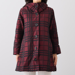ダジュール ライナー付 チェック柄コート