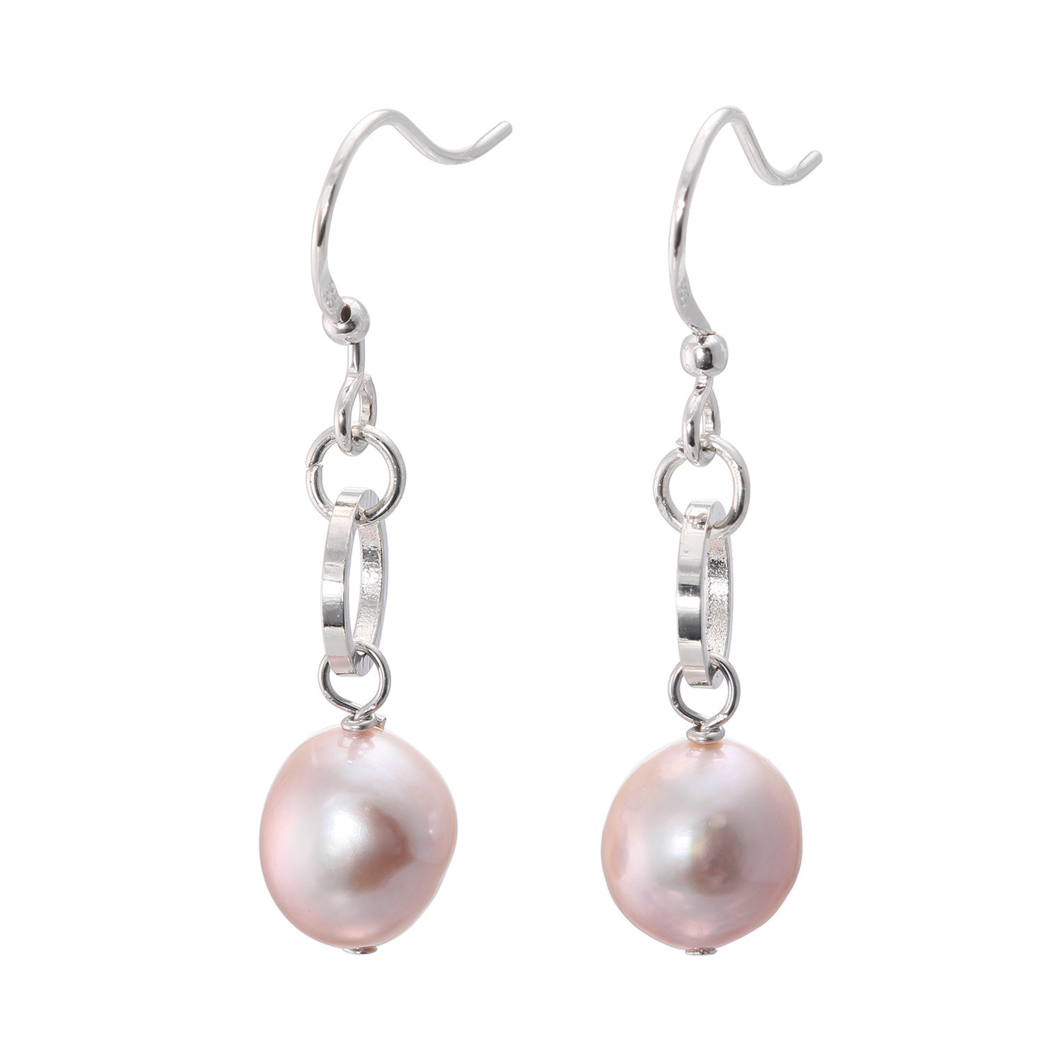 ペレフェリーク 淡水パール ブロッサムカラー ピアス／イヤリング