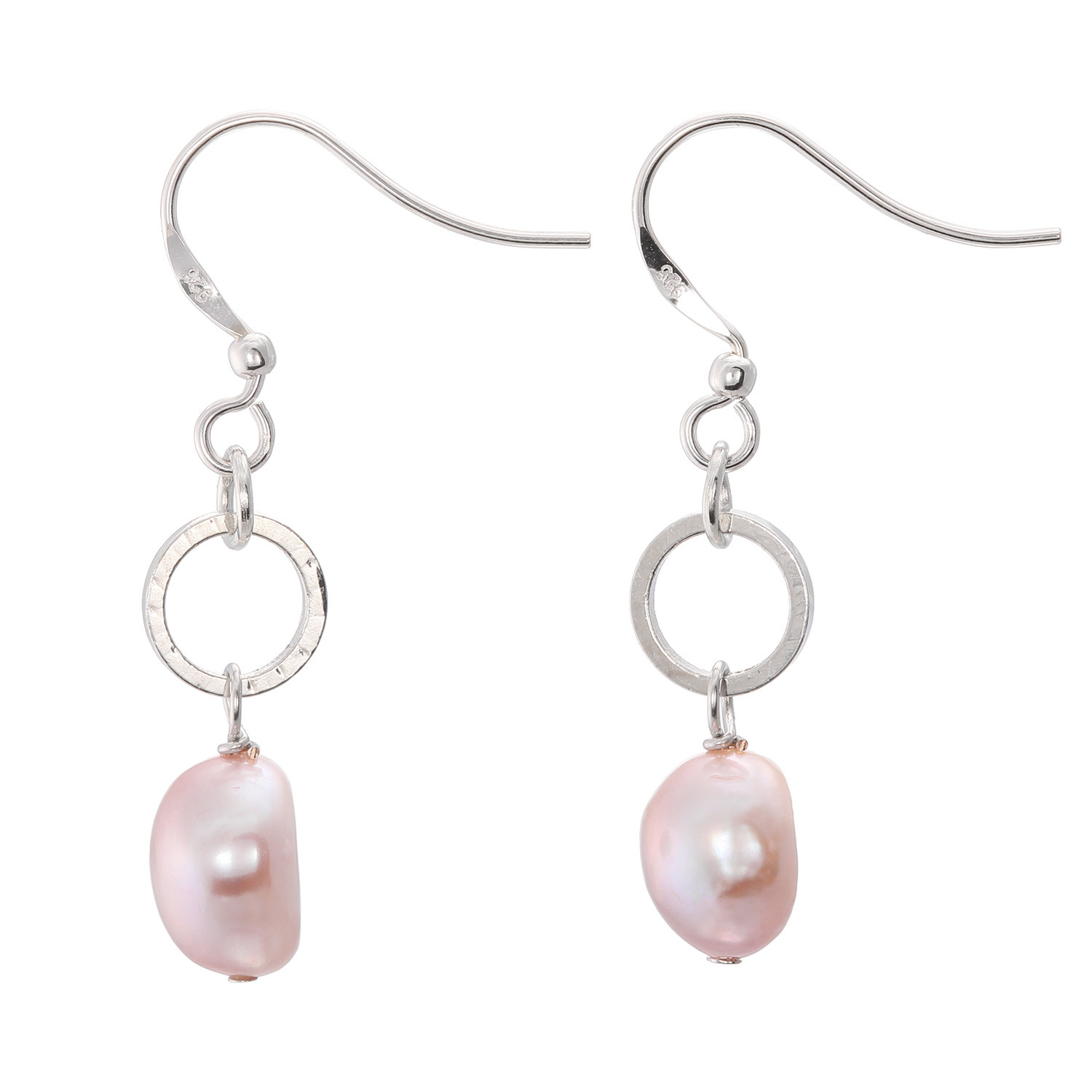 ペレフェリーク 淡水パール ブロッサムカラー ピアス／イヤリング