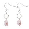 ペレフェリーク 淡水パール ブロッサムカラー ピアス／イヤリング