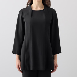ニュイ ブラックフォーマル 洗濯機で洗える チュニックブラウス