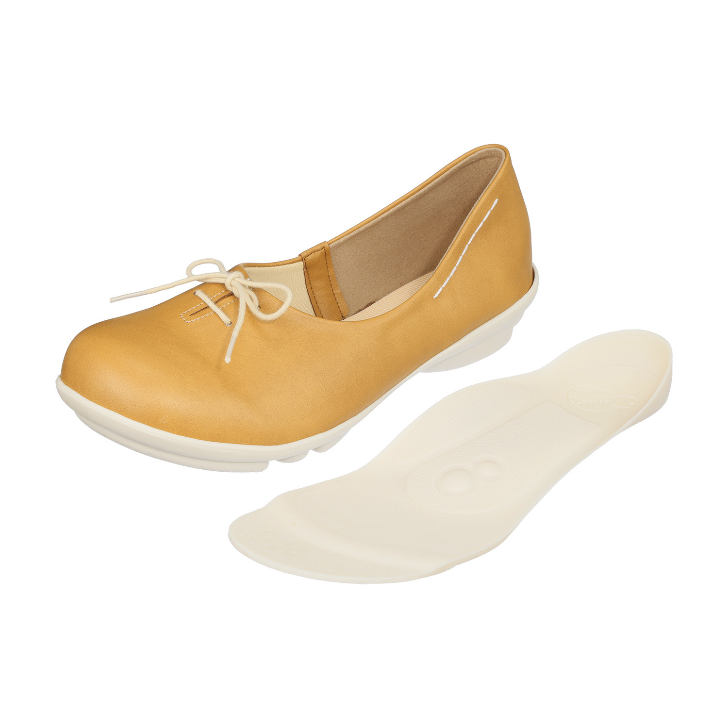 リゲッタ リボンアクセント フラットパンプス “ツヴォル”