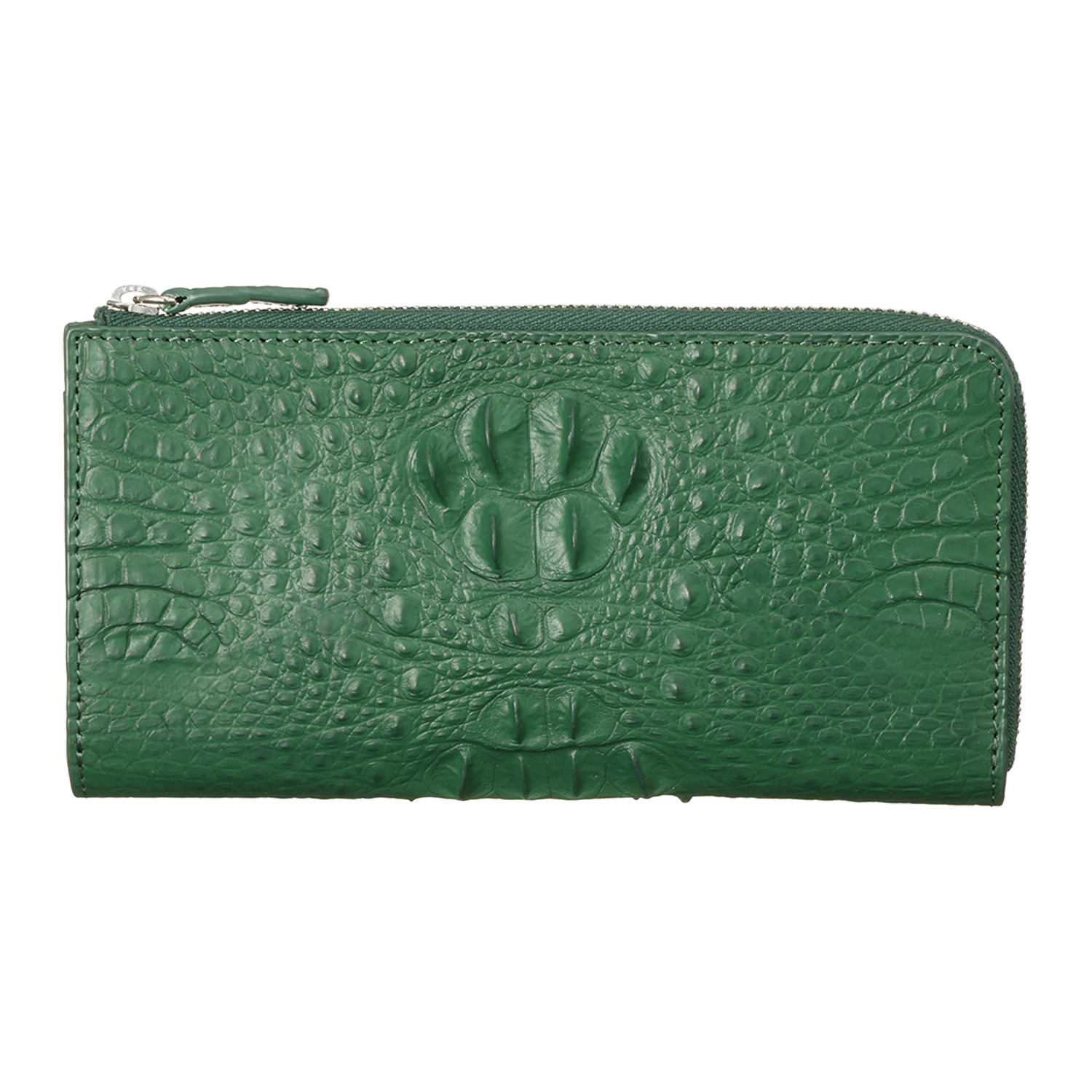 リアマッサ クロコダイル クラウンポイント Ｌ字ファスナー コンパクトウォレット