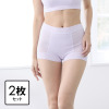 丸福ガーゼ 吸水速乾・抗菌防臭 綿モダール混 極上らくちん 一分丈ショーツ２枚セット