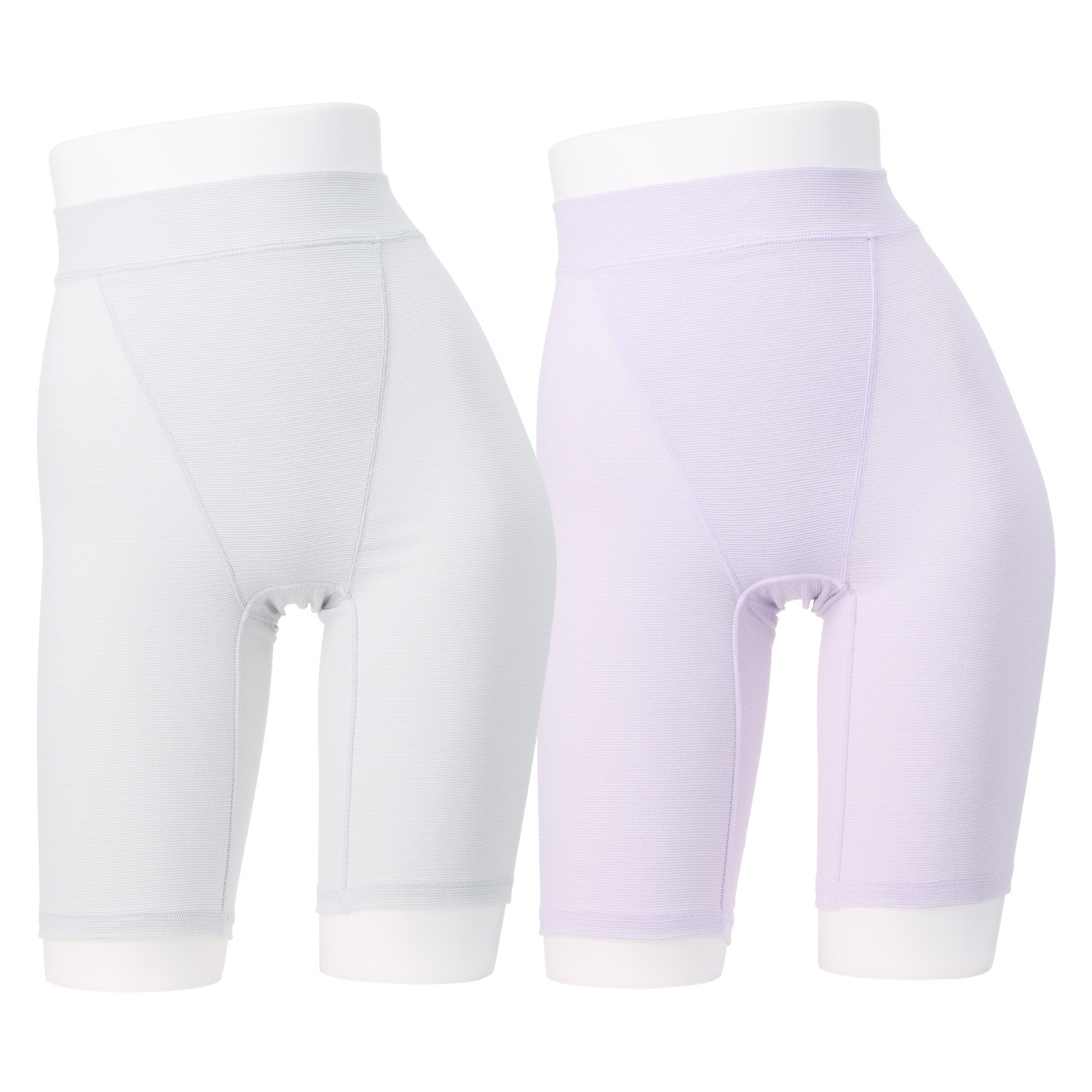 丸福ガーゼ 吸水速乾・抗菌防臭 綿モダール混 三分丈ショーツ ２枚セット