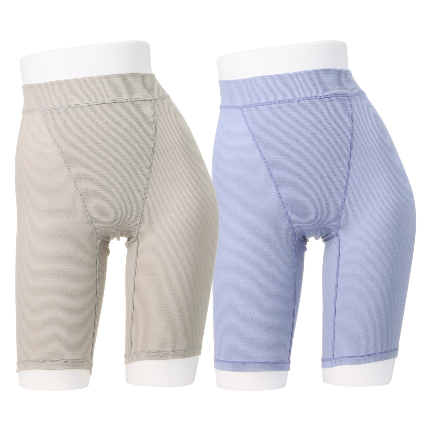 丸福ガーゼ 吸水速乾・抗菌防臭 綿モダール混 三分丈ショーツ ２枚セット