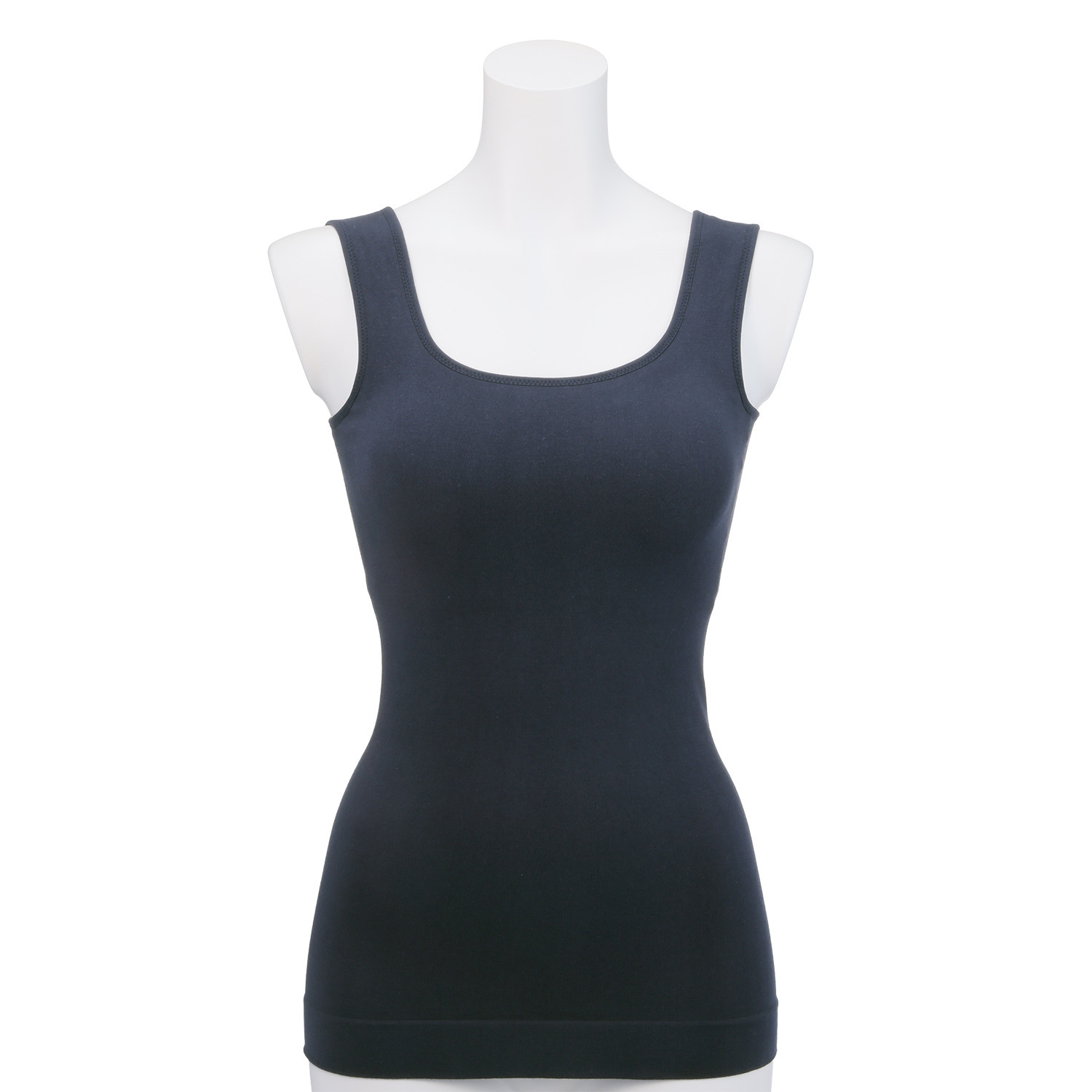 美人工房 にこにこコットン 伸び〜る！ カップ付タンクトップ ２枚セット