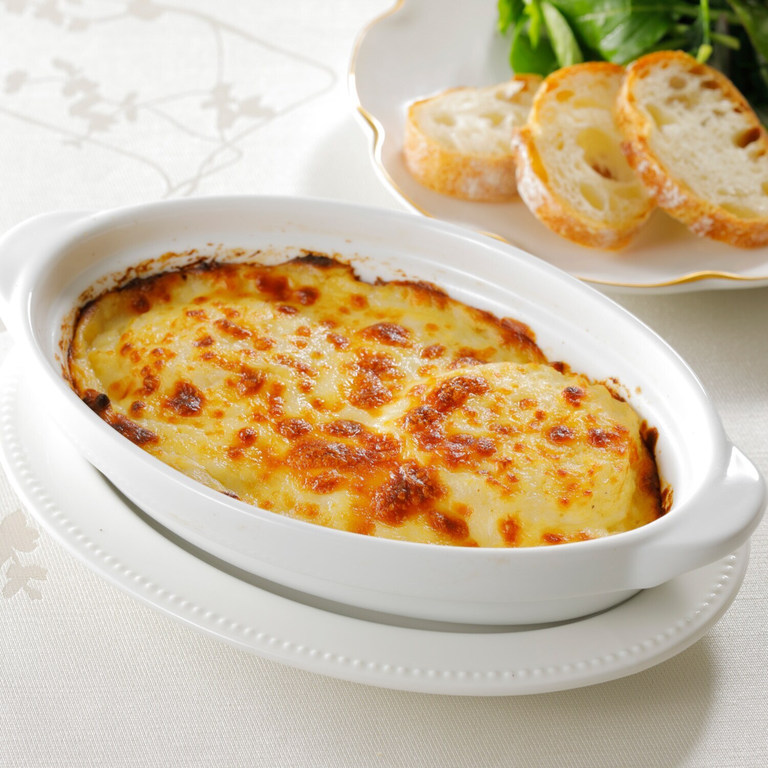 星付きフレンチレストラン ナベノイズム じゃがいものグラタン ドフィノワ風