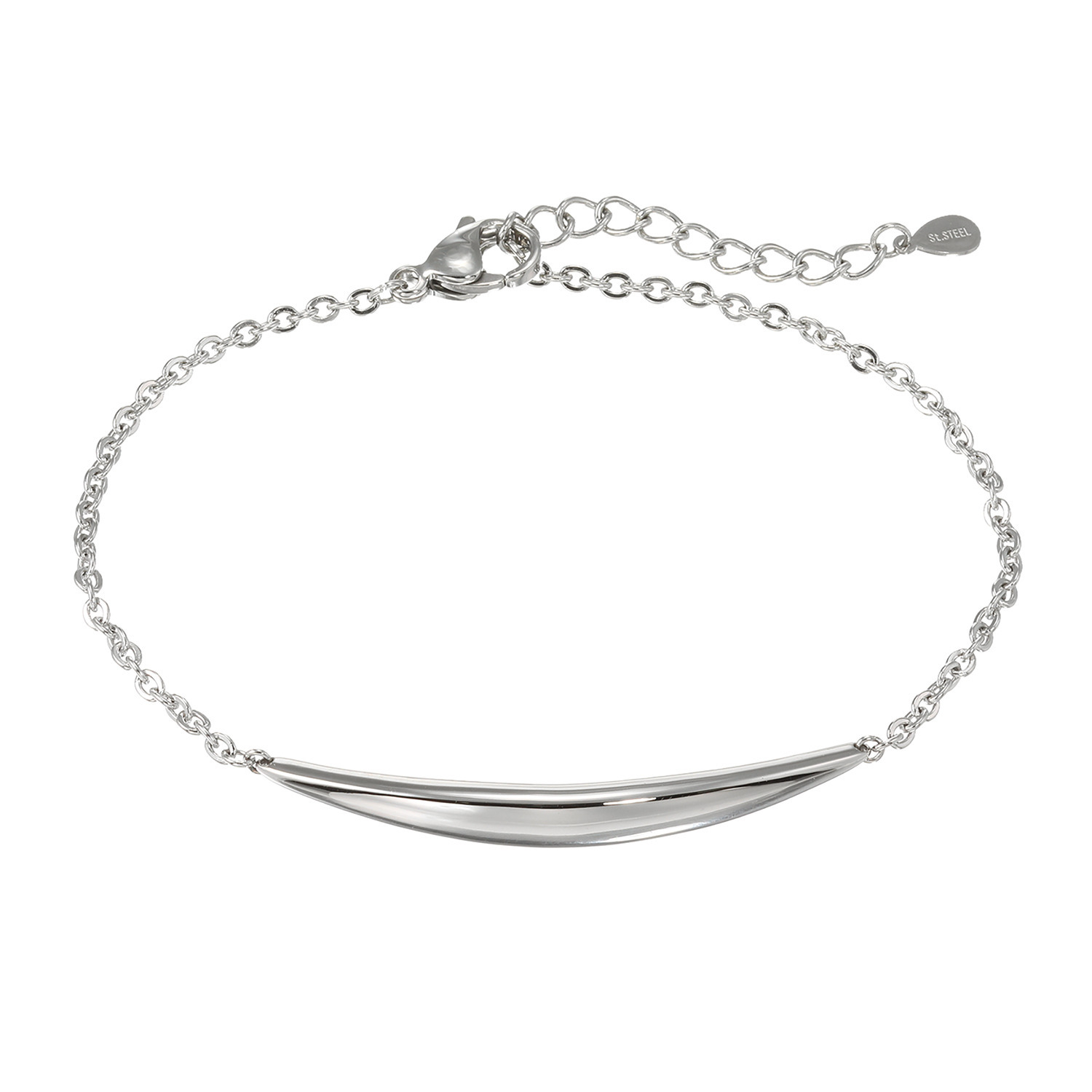 ステングレイス サージカルステンレス クレッセントデザイン ブレスレット