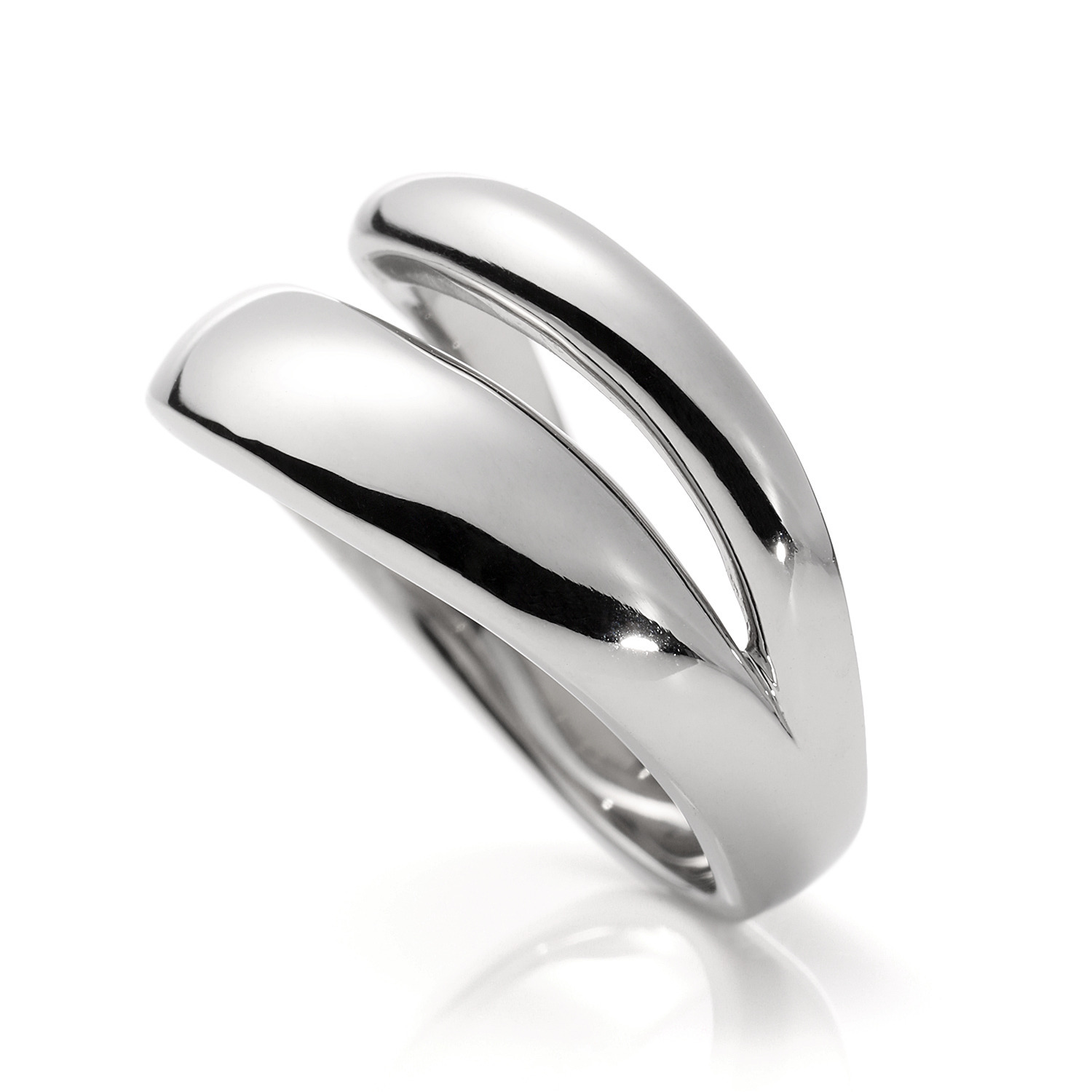 ステングレイス サージカルステンレス ダブルウェーブデザイン リング